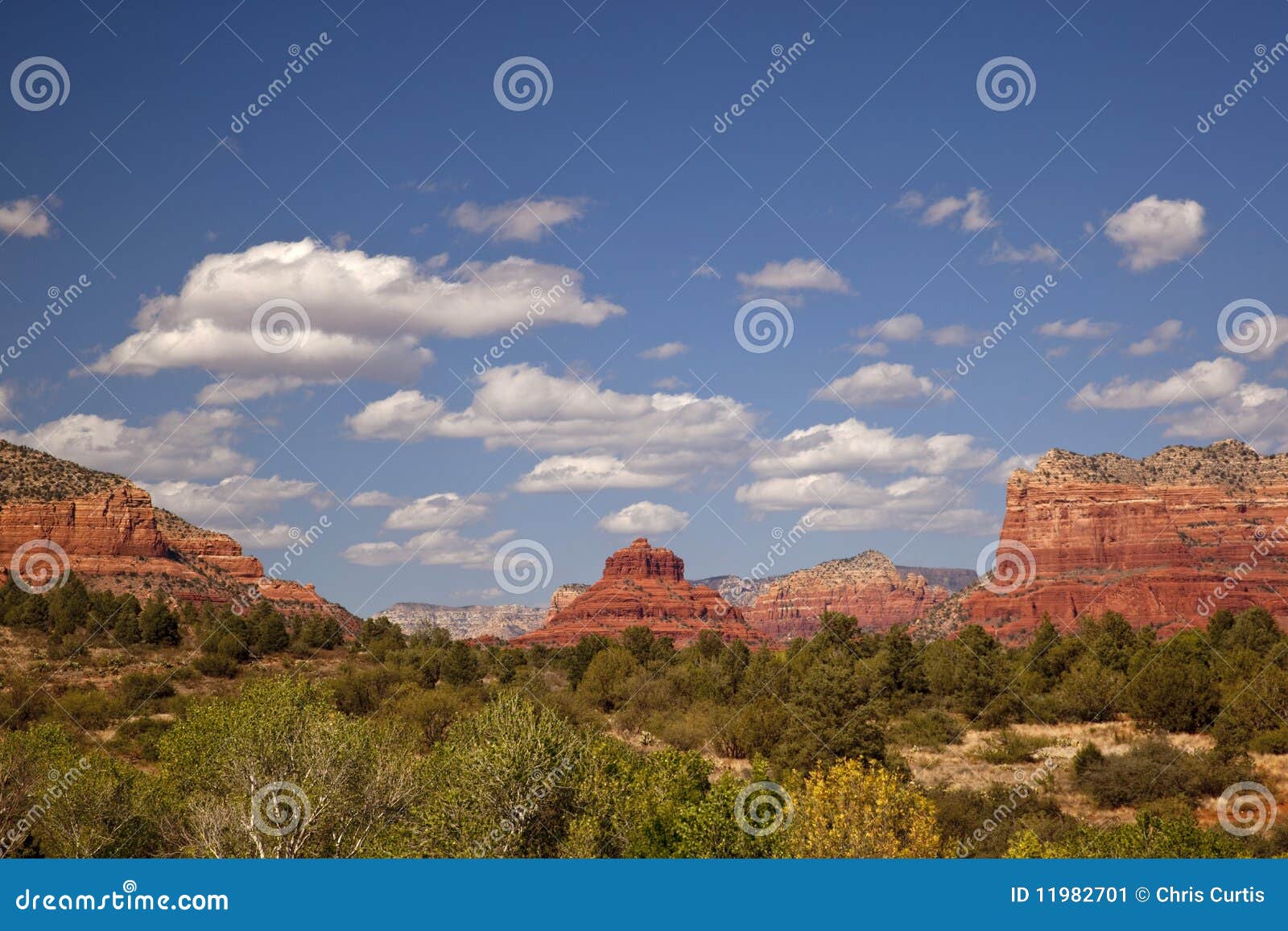 Sedona Valley Arizona stock image. Image of canyon, blue 11982701