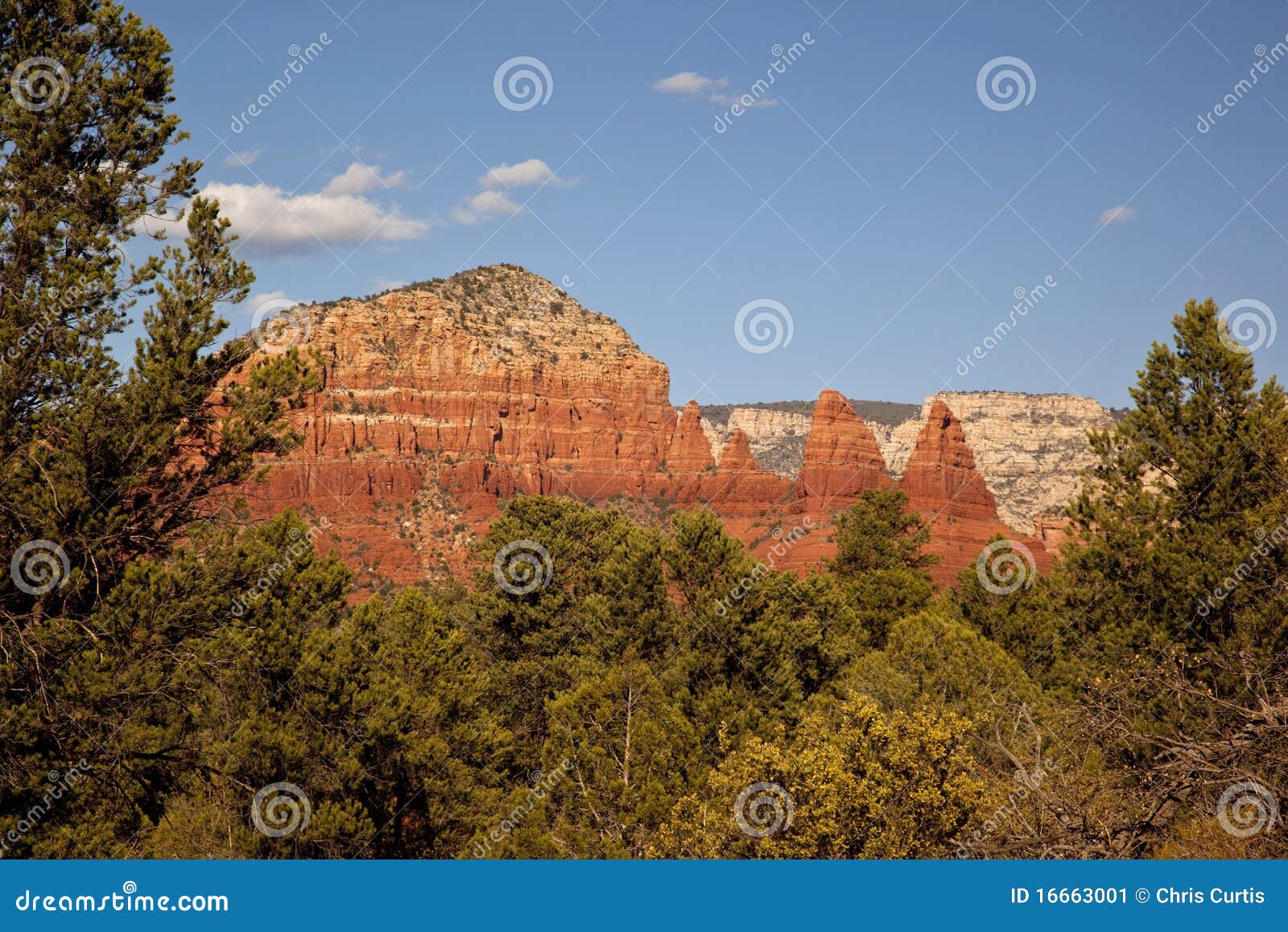 Sedona Valley Arizona stock image. Image of forest, geological 16663001