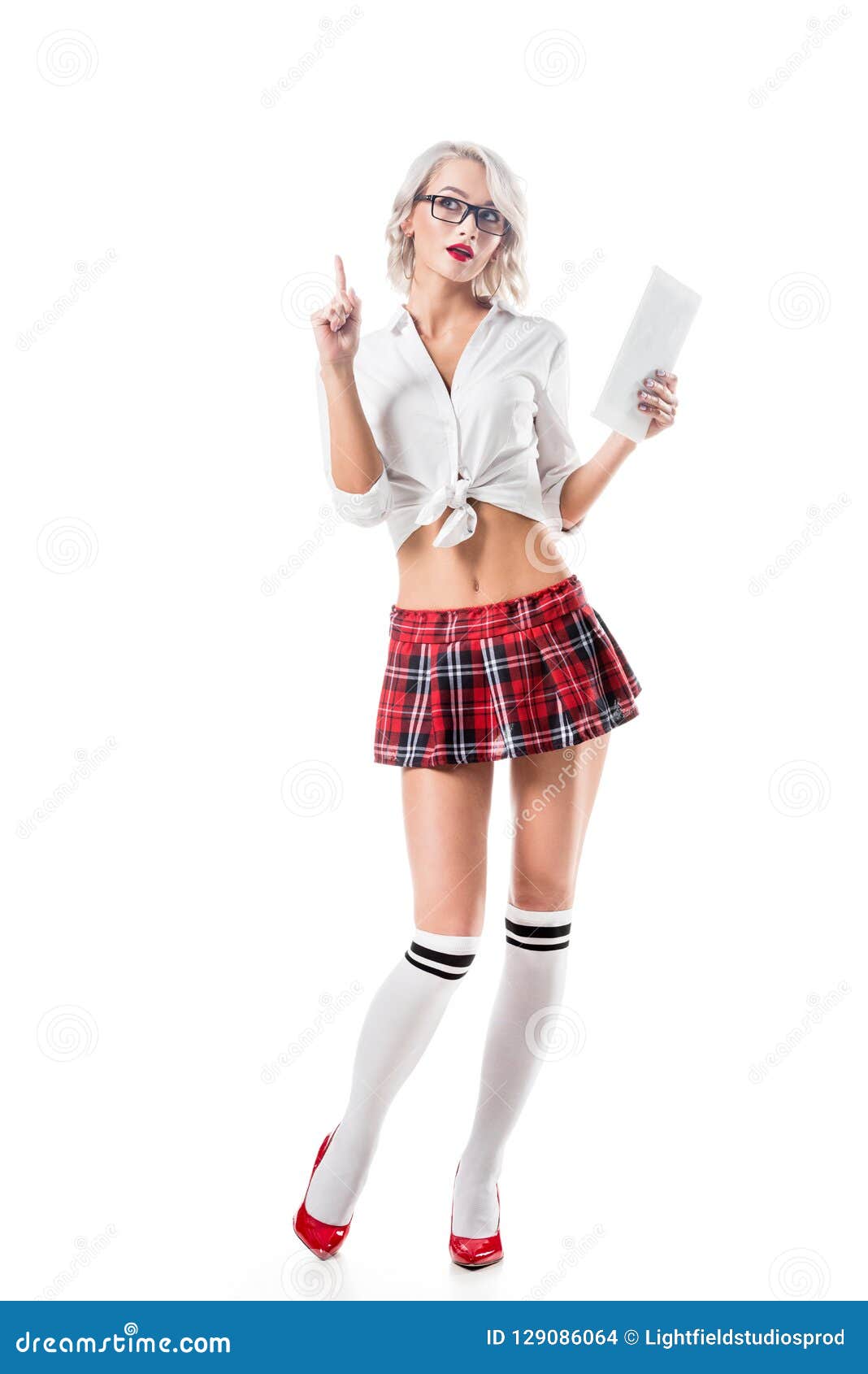 Women Dressed As School Girls