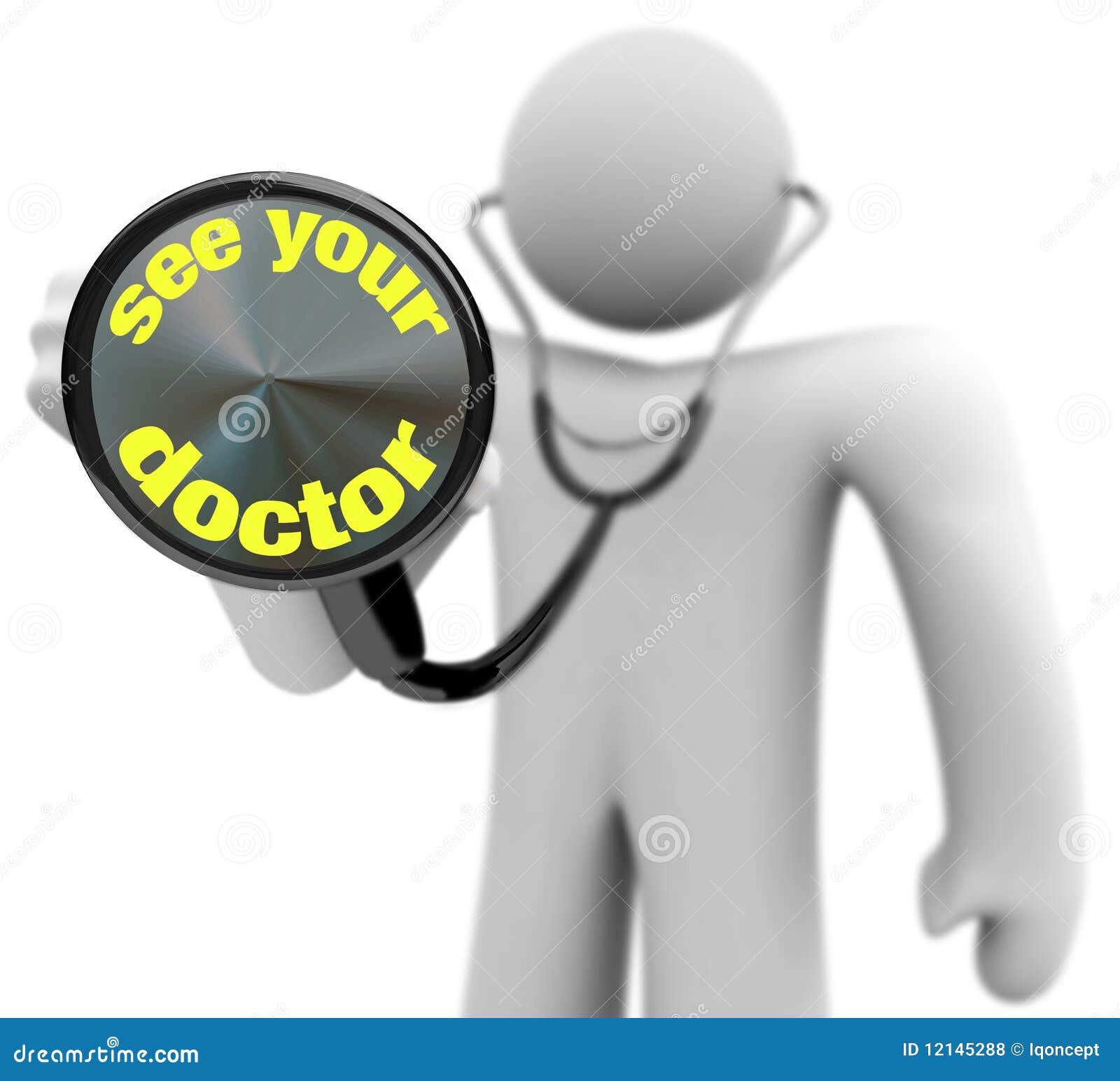 See Your Doctor - Stethoscope Stock Illustration - Image 