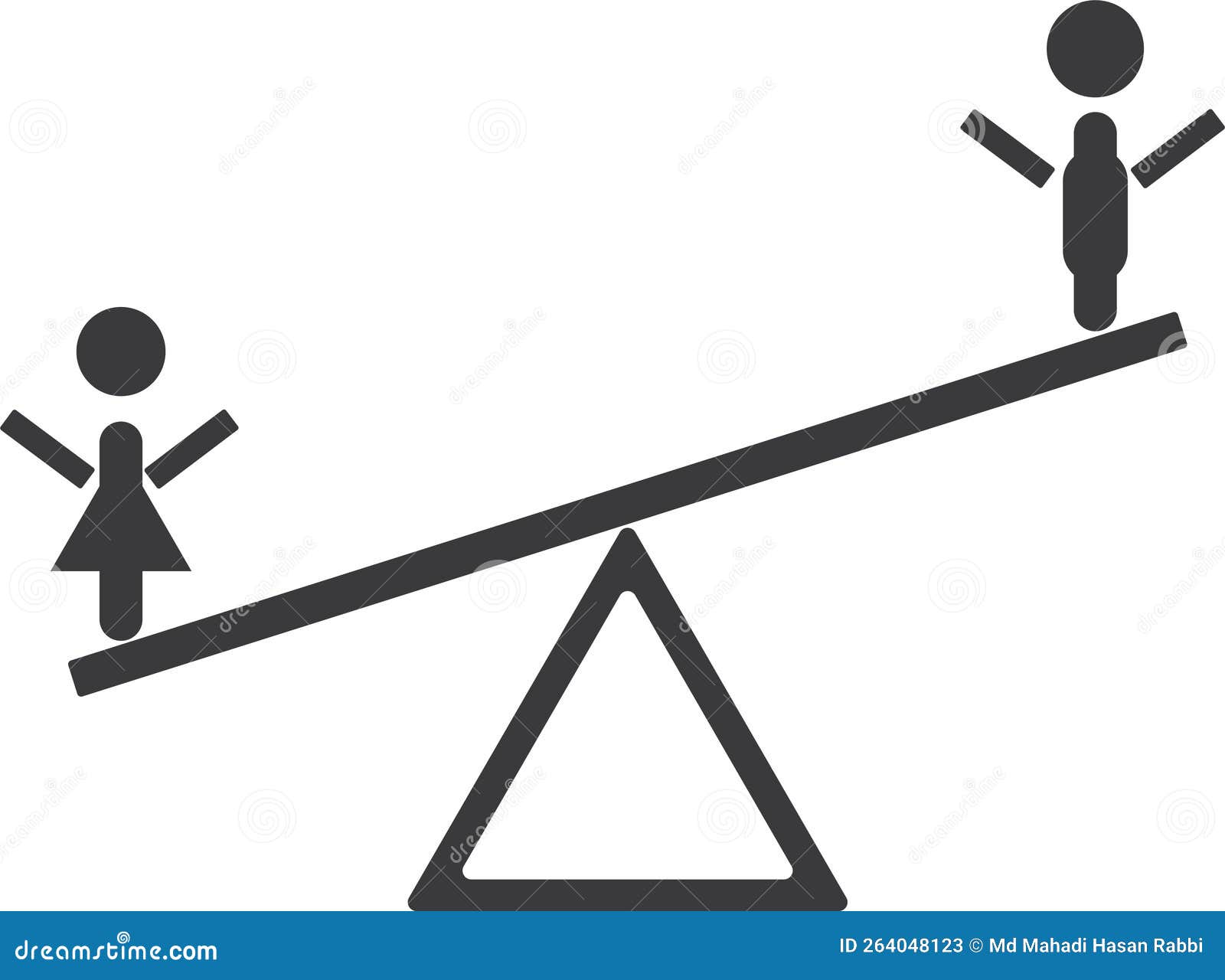 seesaw icon, variation black  icon