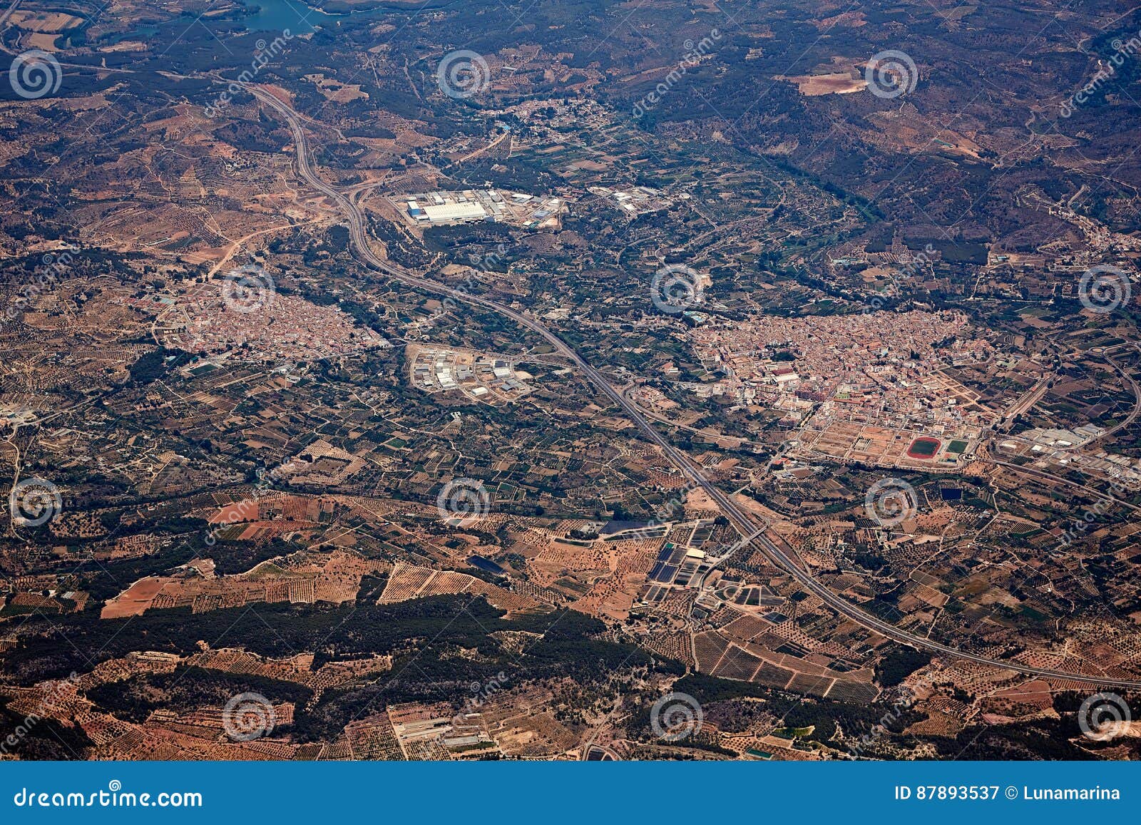 segorbe and altura villages aerial in castellon