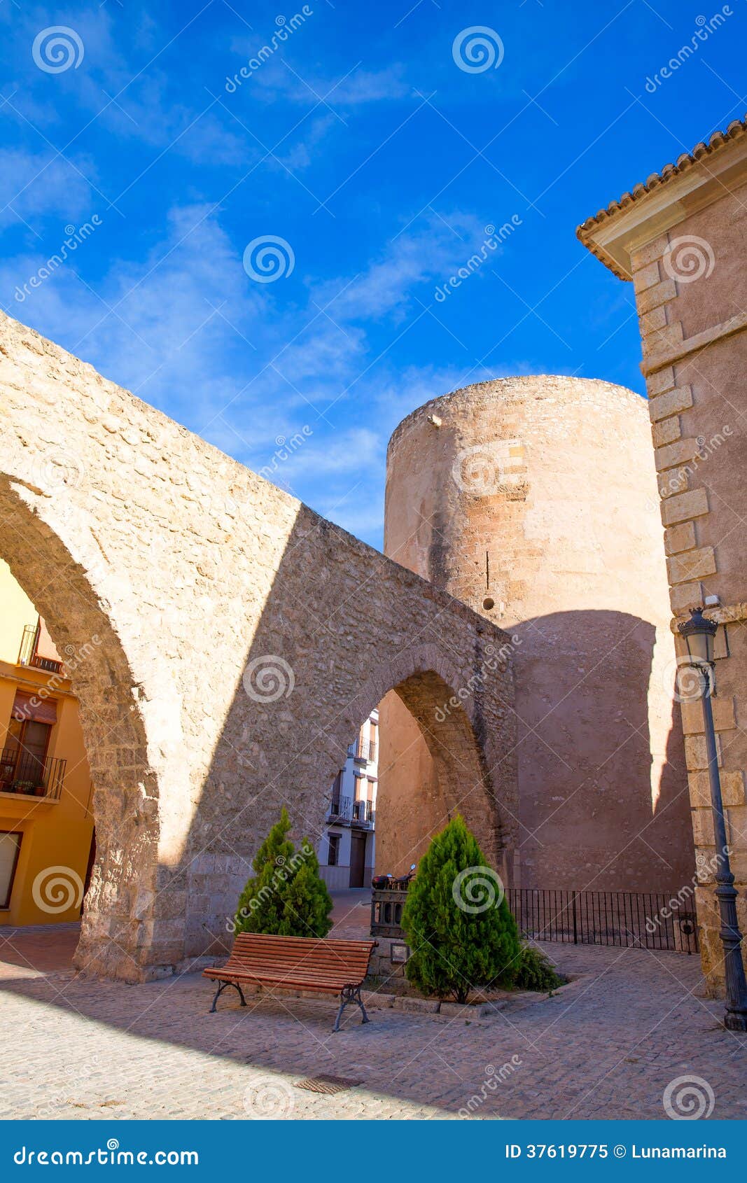 segorbe castellon torre de la carcel portal de teruel in spain