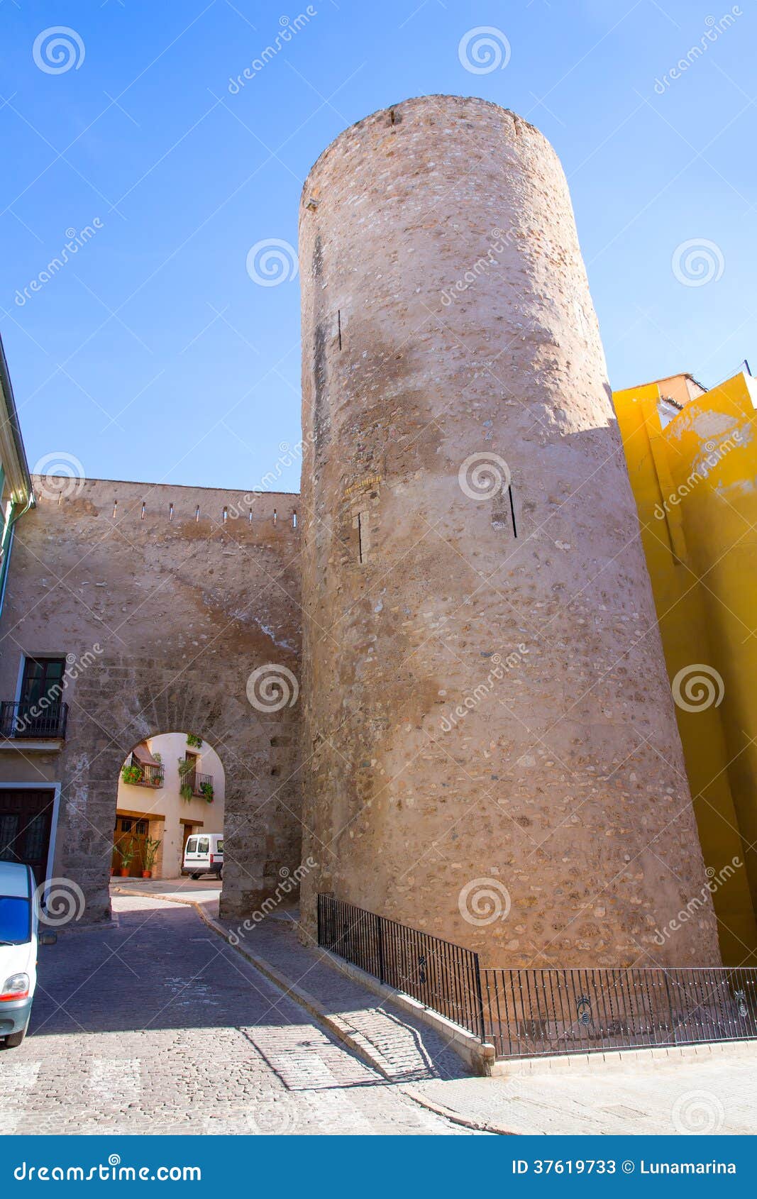 segorbe castellon torre la carcel portal de teruel spain