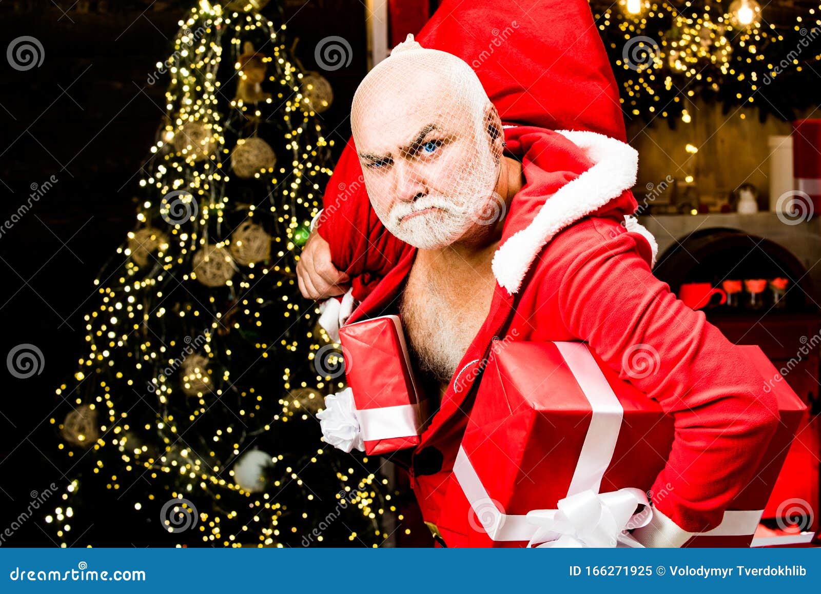 Bolsas de Regalo Navideñas Papa Noel