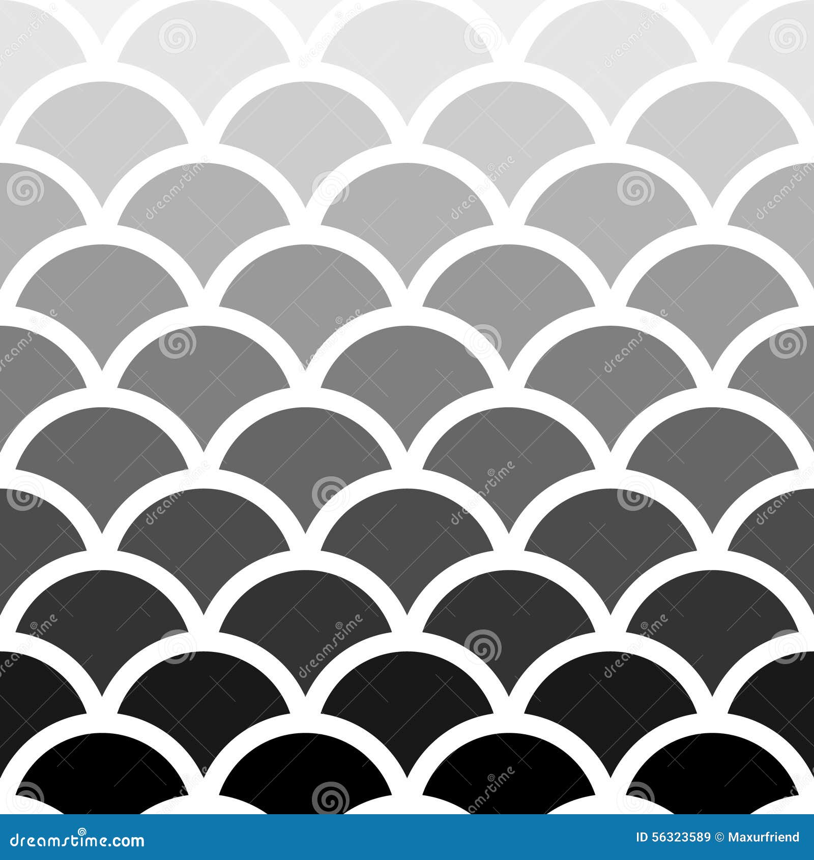 Seigaiha Japanese Seamless Black and White Shade Wave Pattern for  Background, Wallpaper, Texture, Web, Blog, Print or Graphic. Stock Vector -  Illustration of textures, texture: 56323589