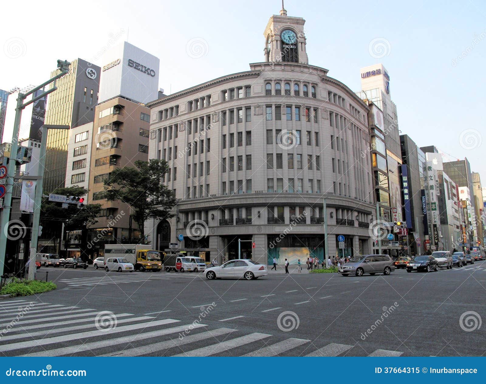 Seiko Building in Ginza,Tokyo, Japan. Editorial Image - Image of tokyo,  activity: 37664315