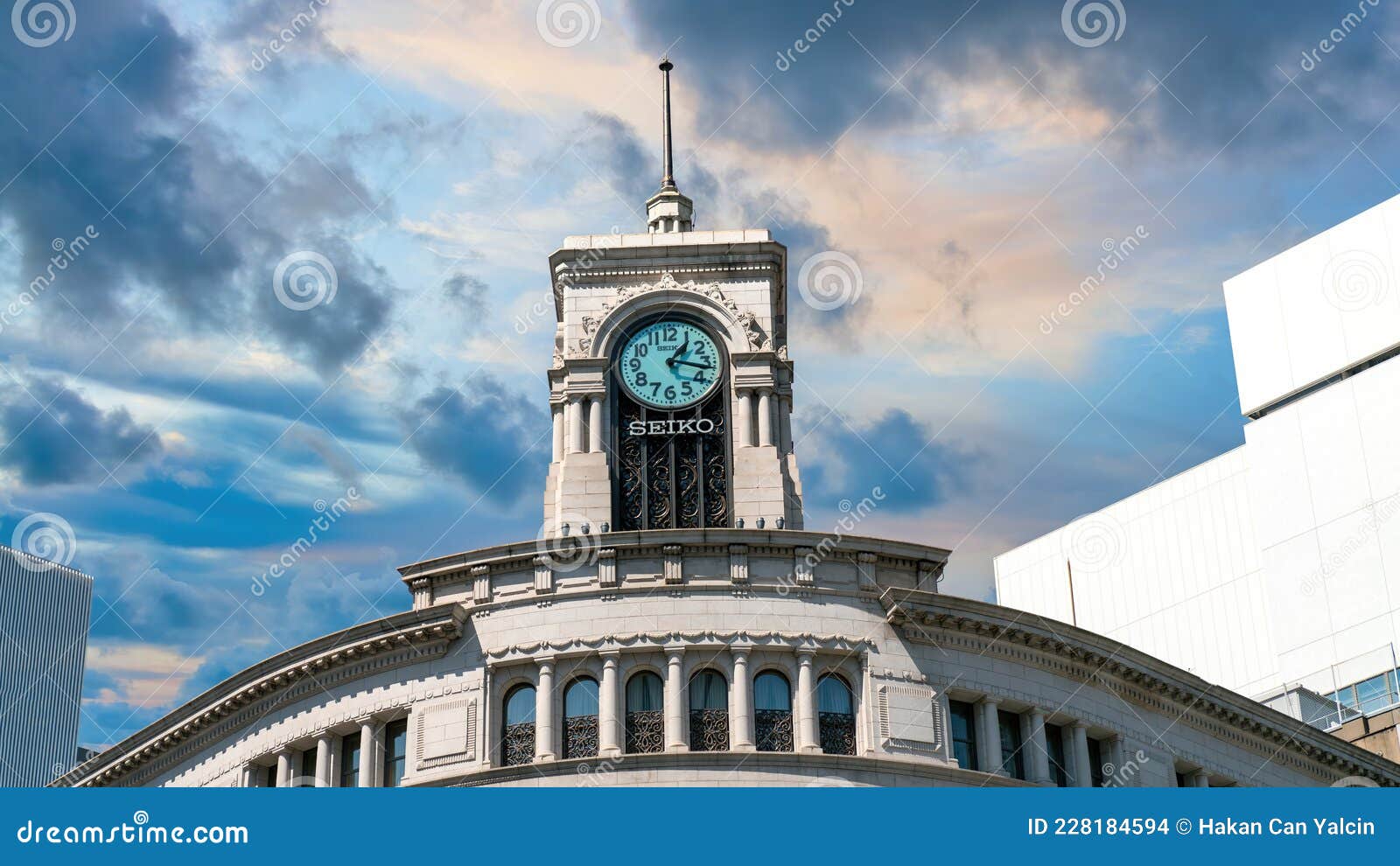 Seiko Clock Tower in Ginza District in Tokyo, Japan Editorial Stock Image Image of asia, tower