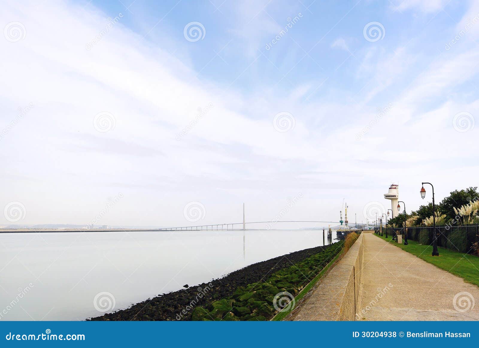 Normandy Bridge in Honfleur Quay Stock Photo - Image of river, outdoor 