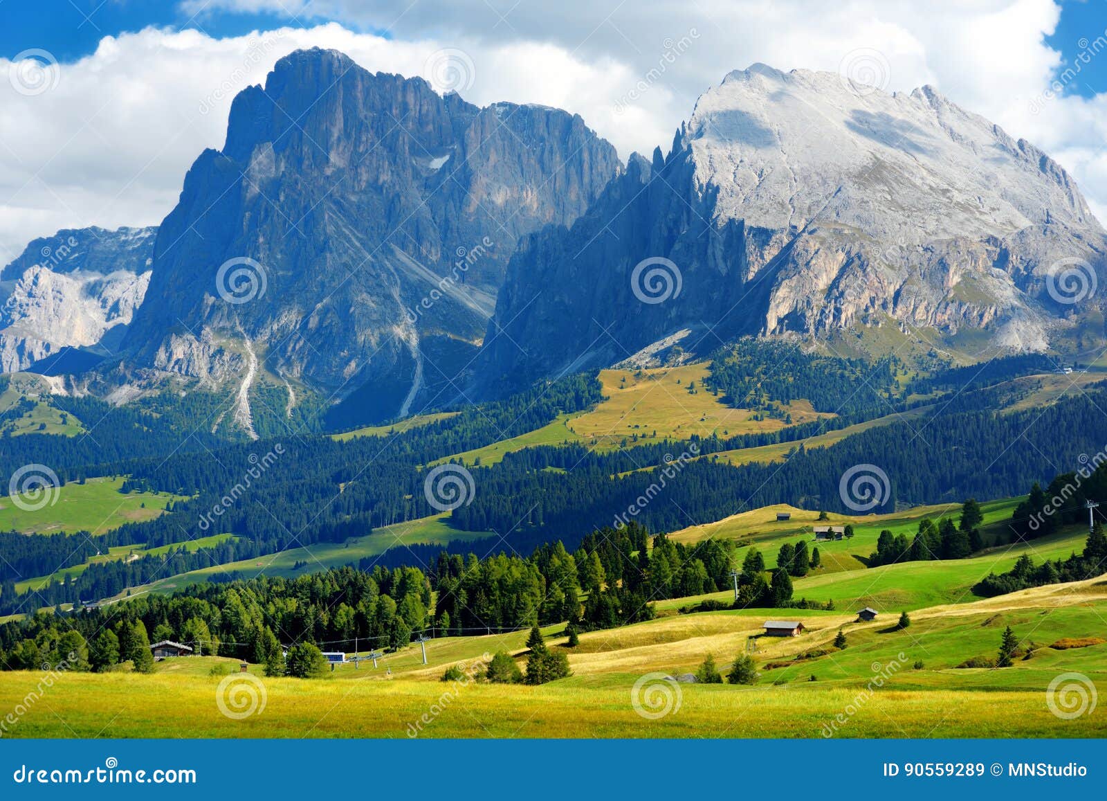 Seiser Alm Le Pré Alpin De La Plus Grande Haute Altitude En