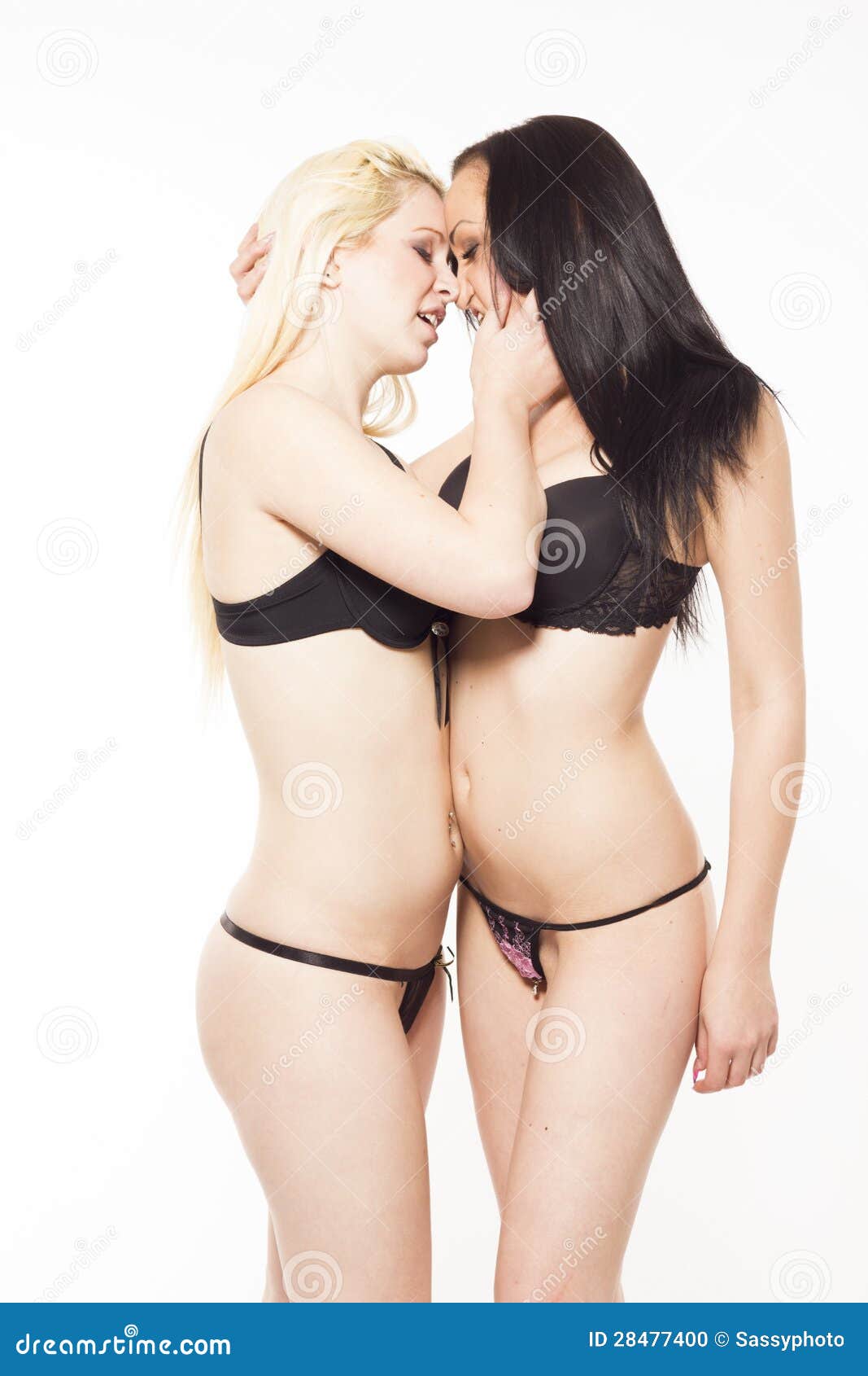 Lesbians In Bikinis Making Out