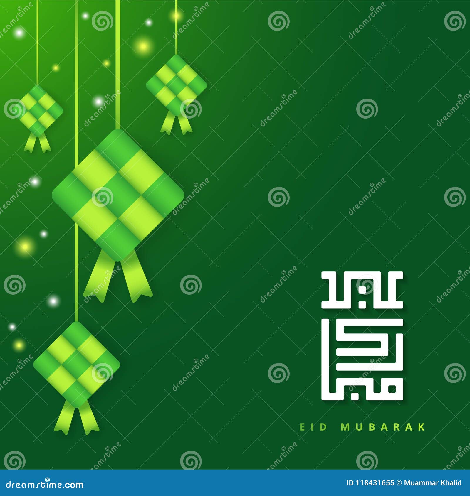 Background Lebaran Vector - Nusagates