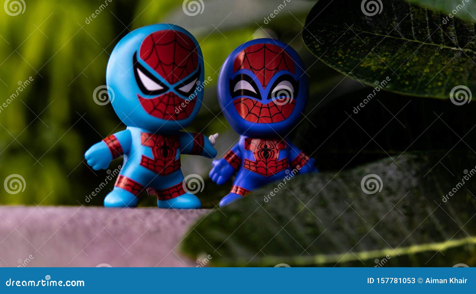 Spiderman Toys from McDonald`s Behind the Bushes. Editorial Stock Photo -  Image of asian, culture: 157781053