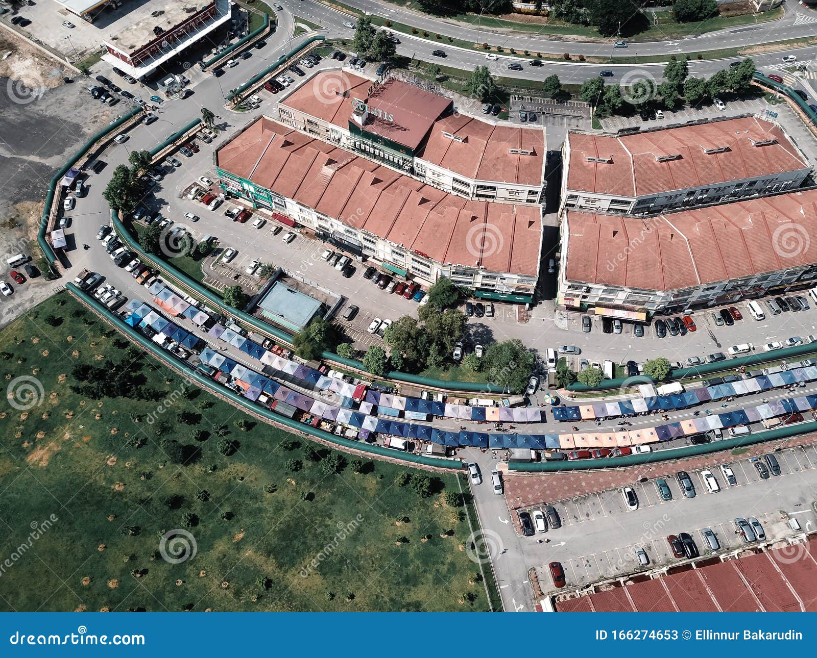 Aerial View Of Bandar  Baru  Bangi  City In The Morning 