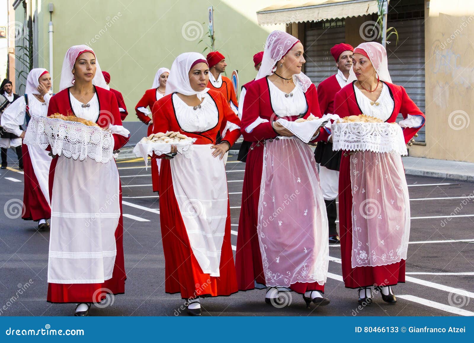 SELARGIUS, ITALY - September 11, 2016: Former Marriage Selargino ...