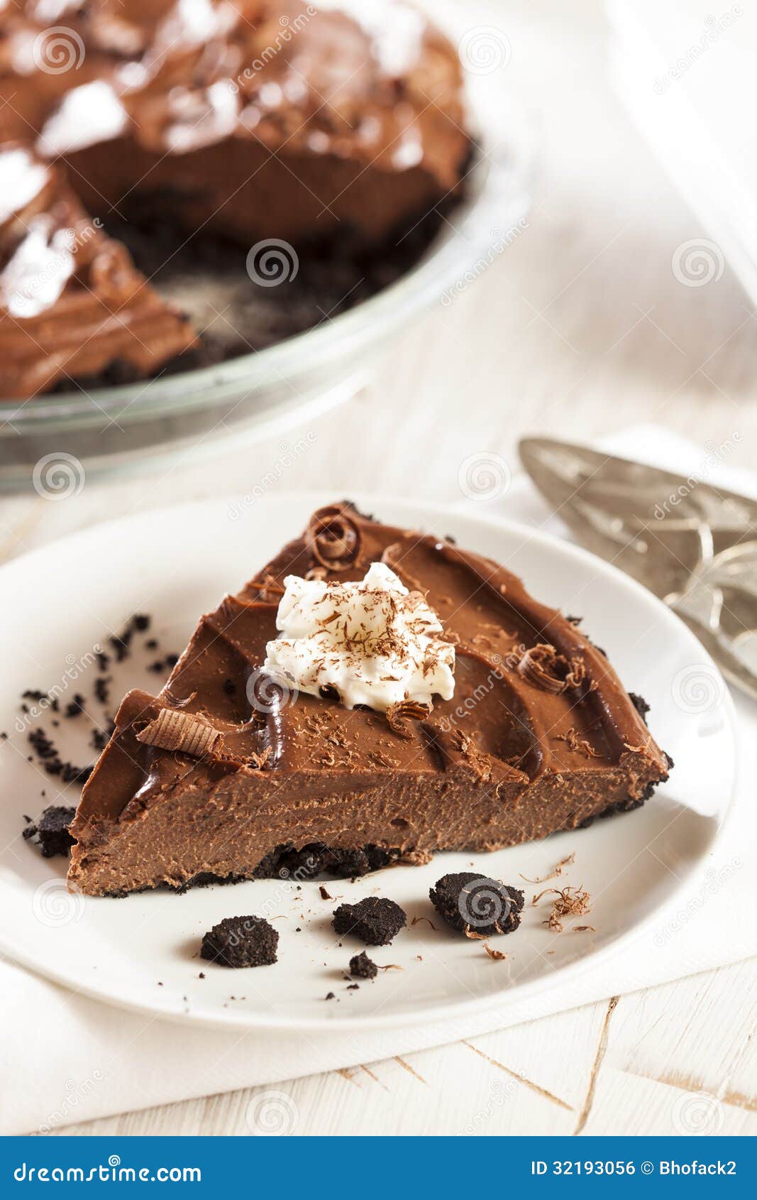 Selbst Gemachte Schokoladen-Tofu-Torte Stockfoto - Bild von bäckerei ...
