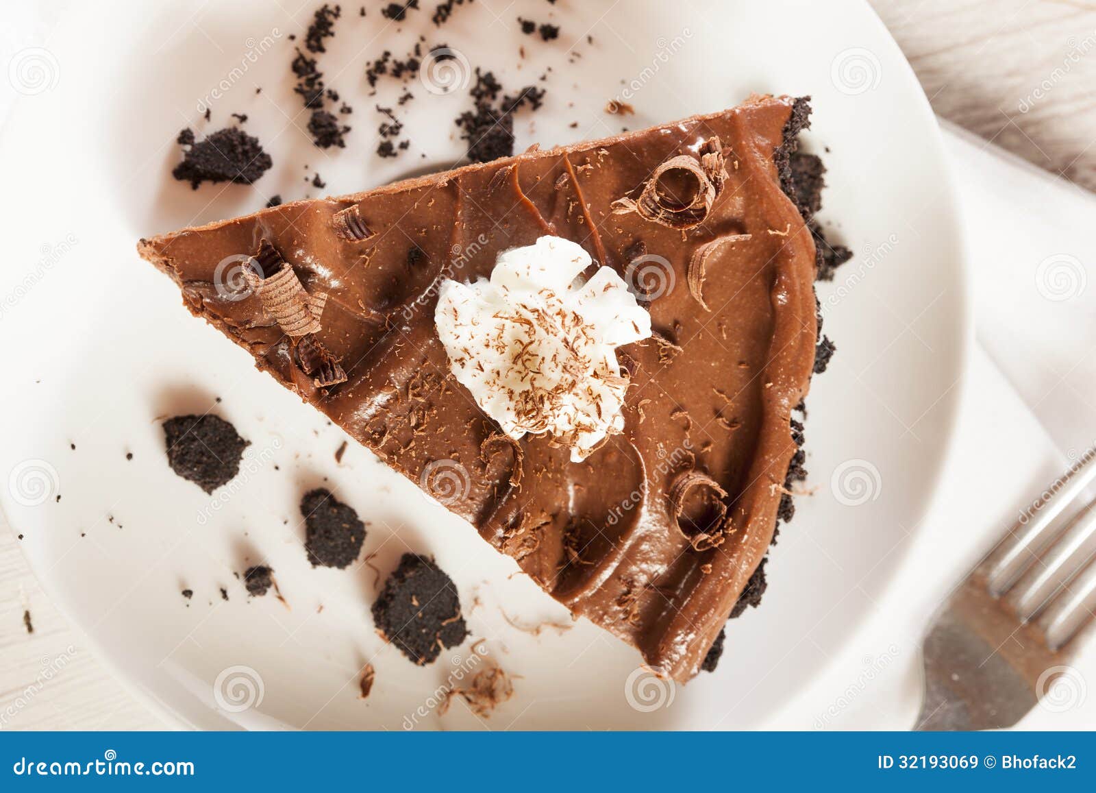 Selbst Gemachte Schokoladen-Tofu-Torte Stockbild - Bild von vereisung ...