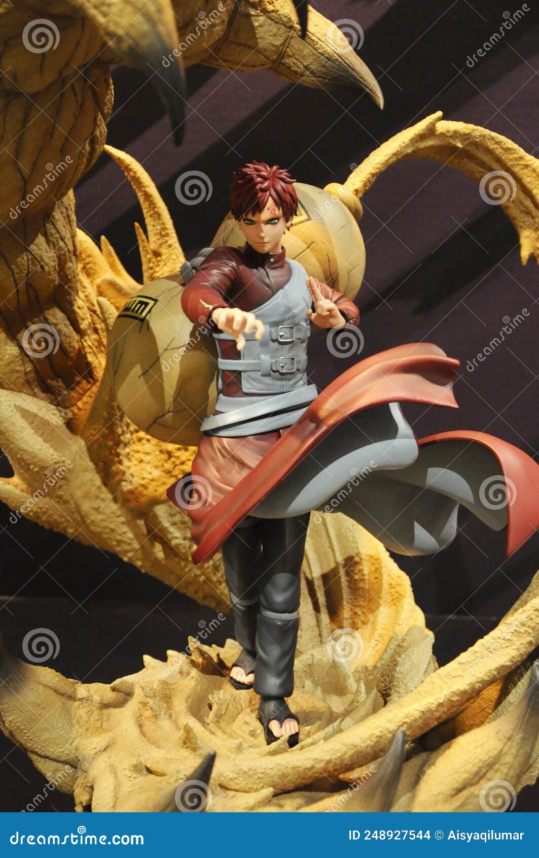 Selecionado Focado Na Figura De Ação Fictícia Gaara Da Popular Série De Desenhos  Animados Japonesa Naruto. Imagem de Stock Editorial - Imagem de coletor,  indicado: 248927544