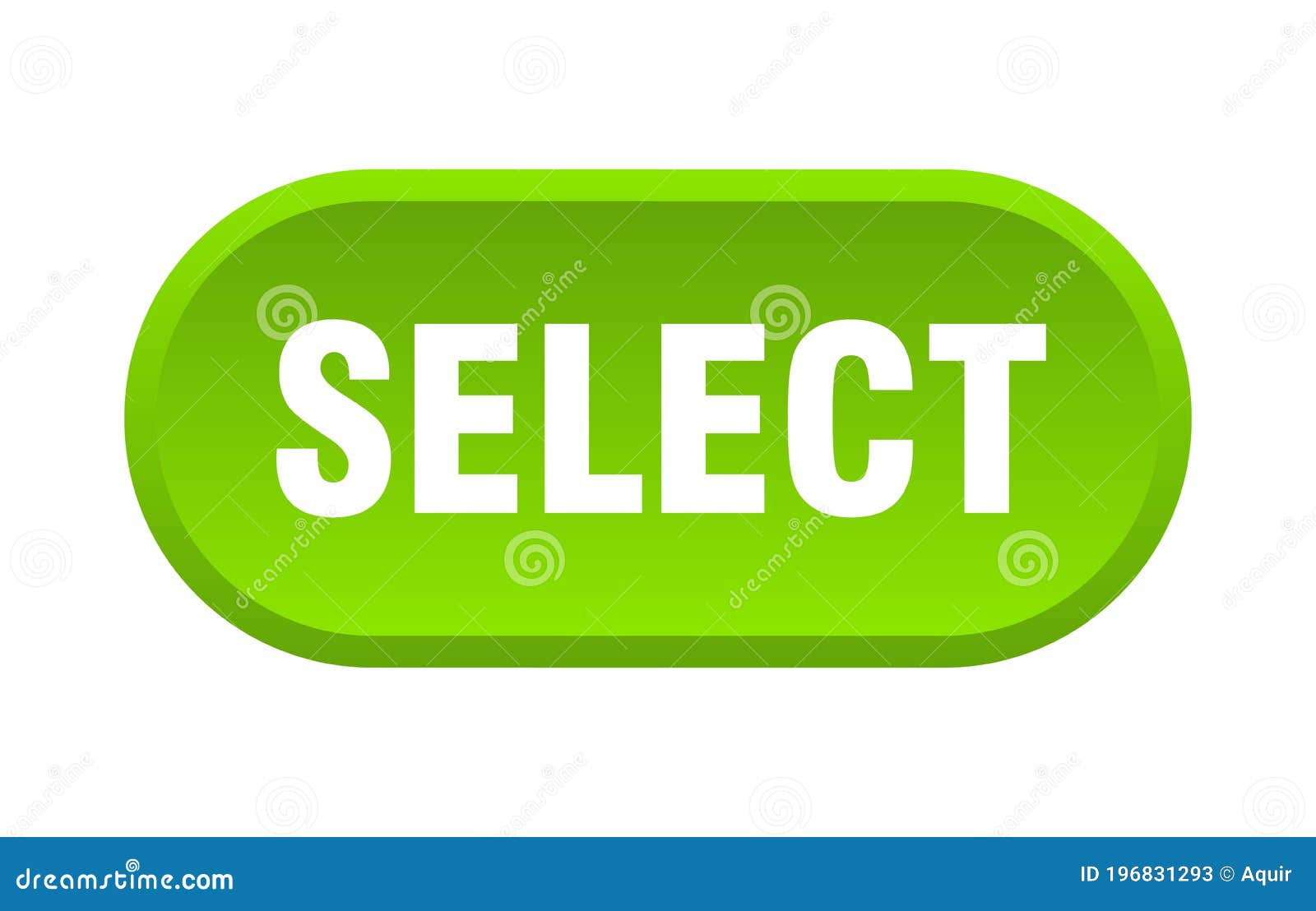 Select Button. Rounded Sign on White Background Stock Vector - Illustration  of template, isolated: 196831293 | Chef Select