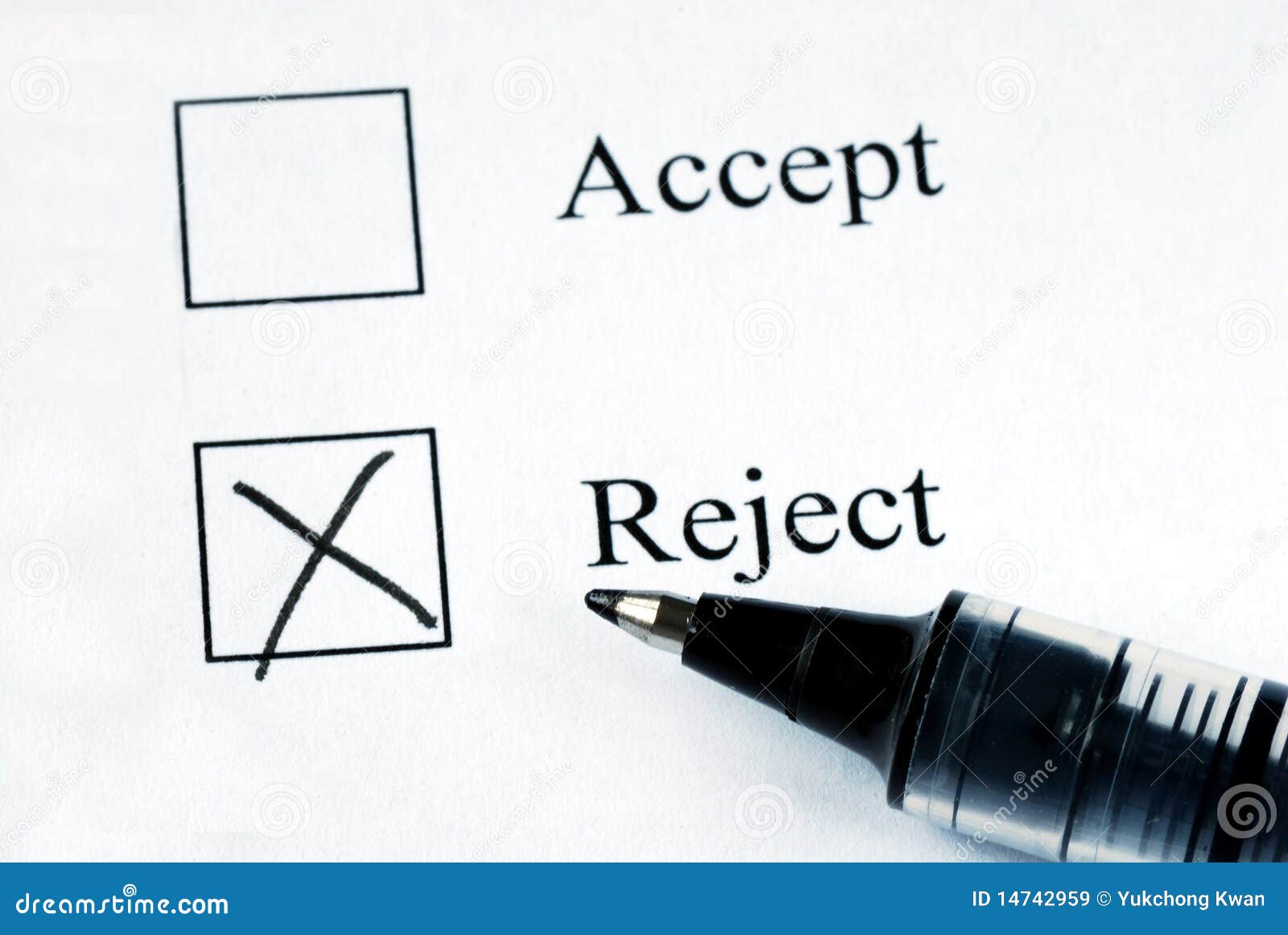 select the reject option