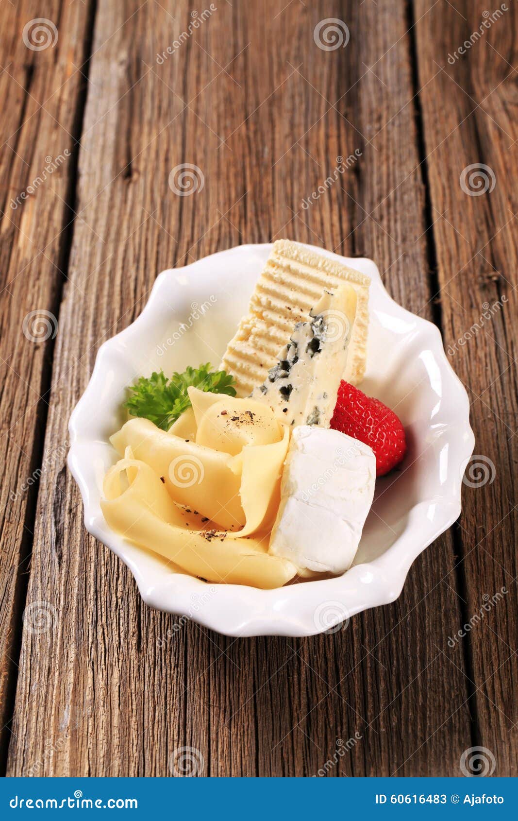 Selection of cheeses stock image. Image of gourmet, white 60616483