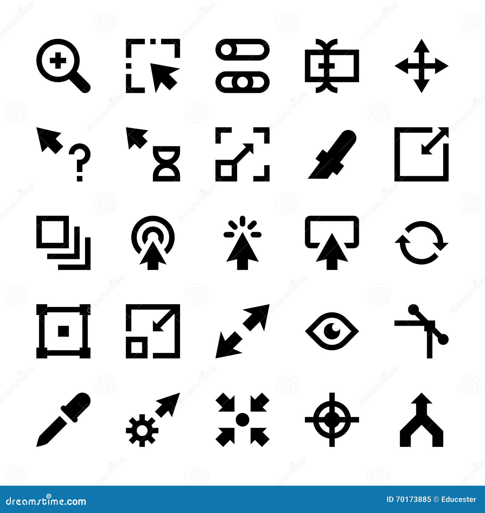 Download Selection, Cursors, Resize, Move, Controls And Navigation ...
