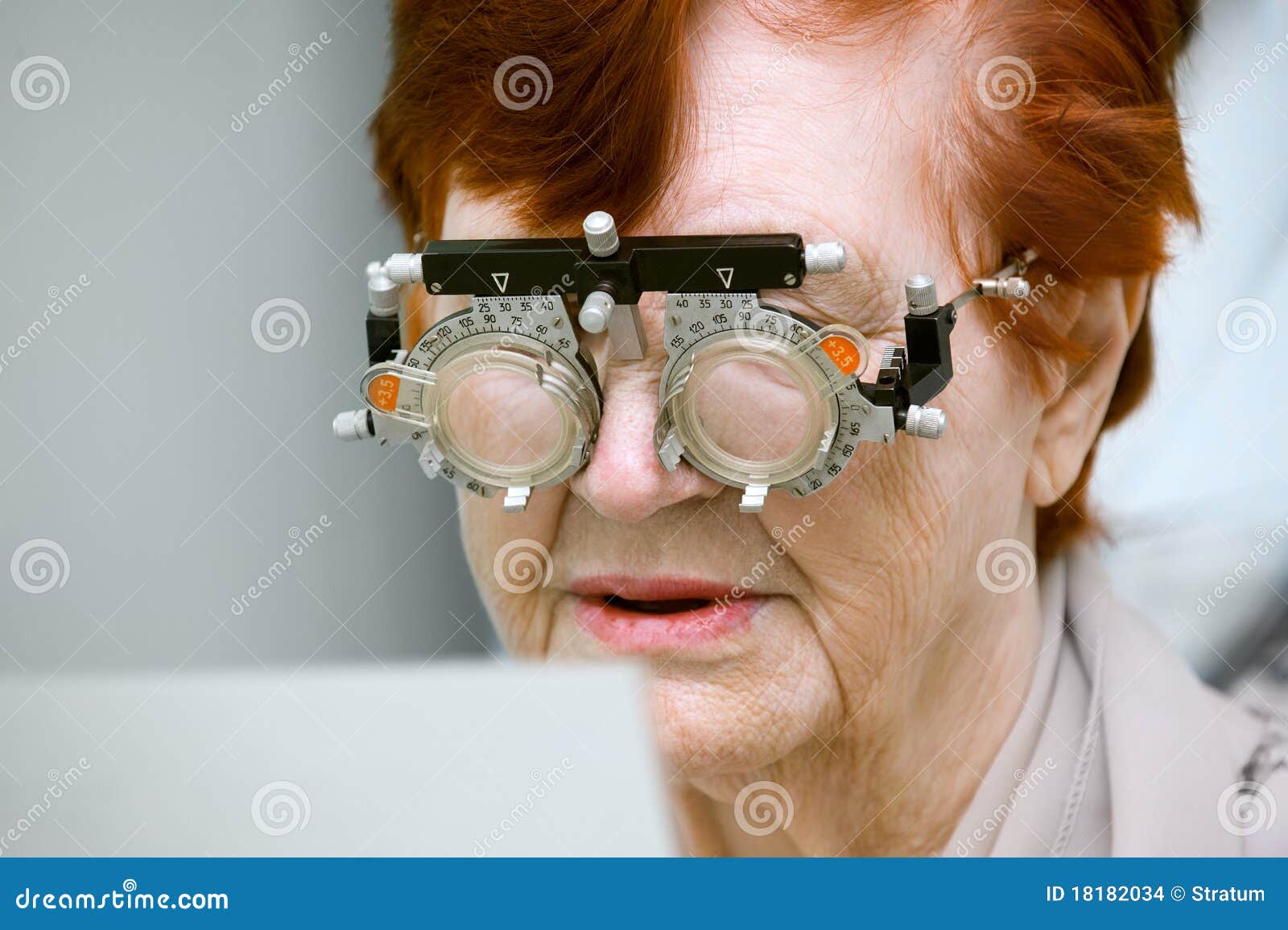 Selection of Glasses an Elderly Woman Stock Photo Image of caucasian