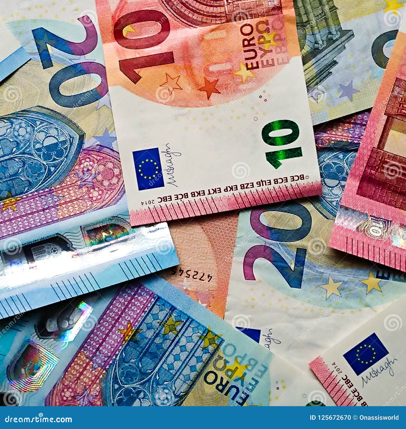 Euro Money stock photo. Image of finance, stocks, shares - 125672670