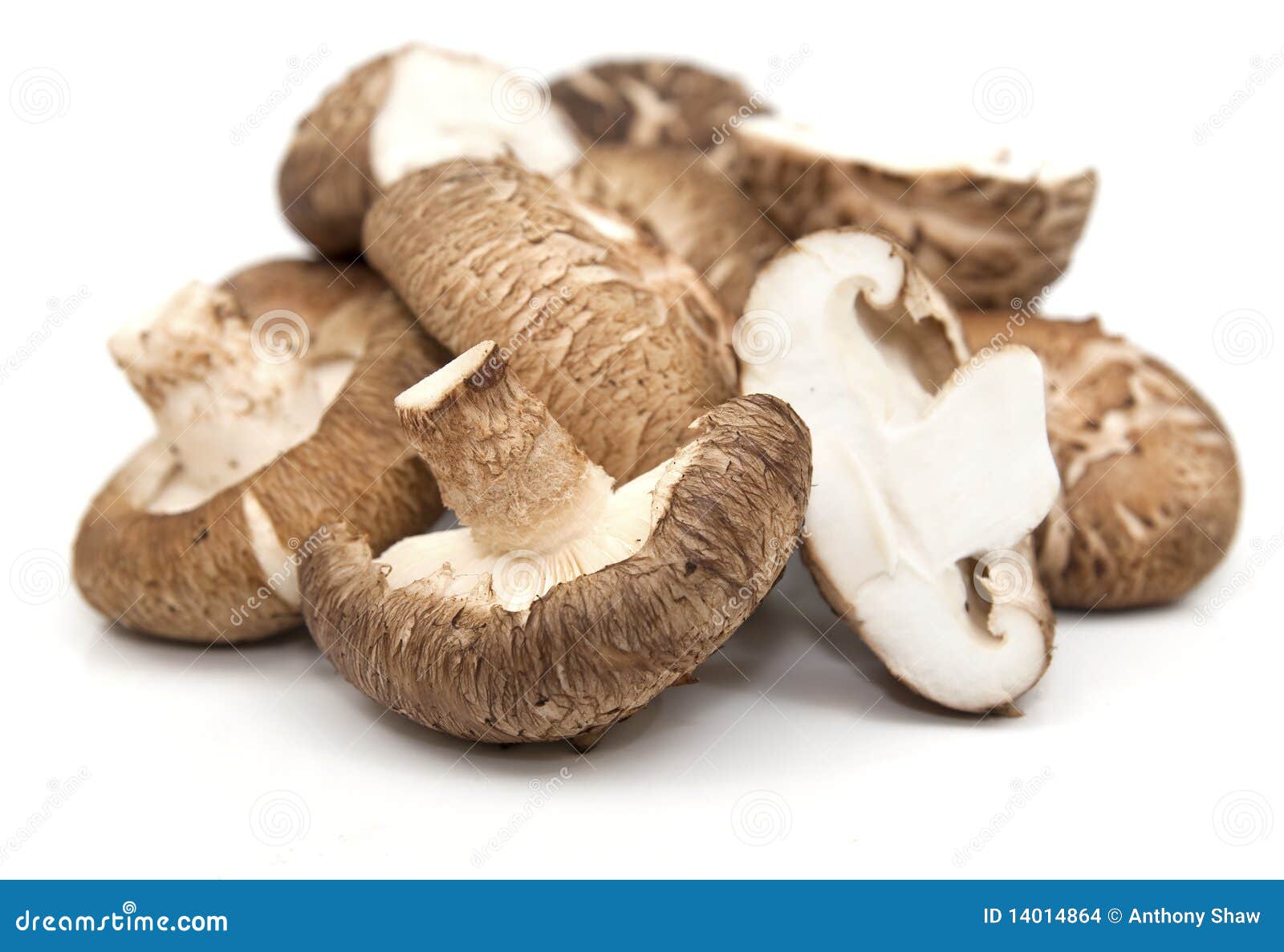 A Selection Of Shitake Mushrooms Stock Photo Image of fungus, shitake