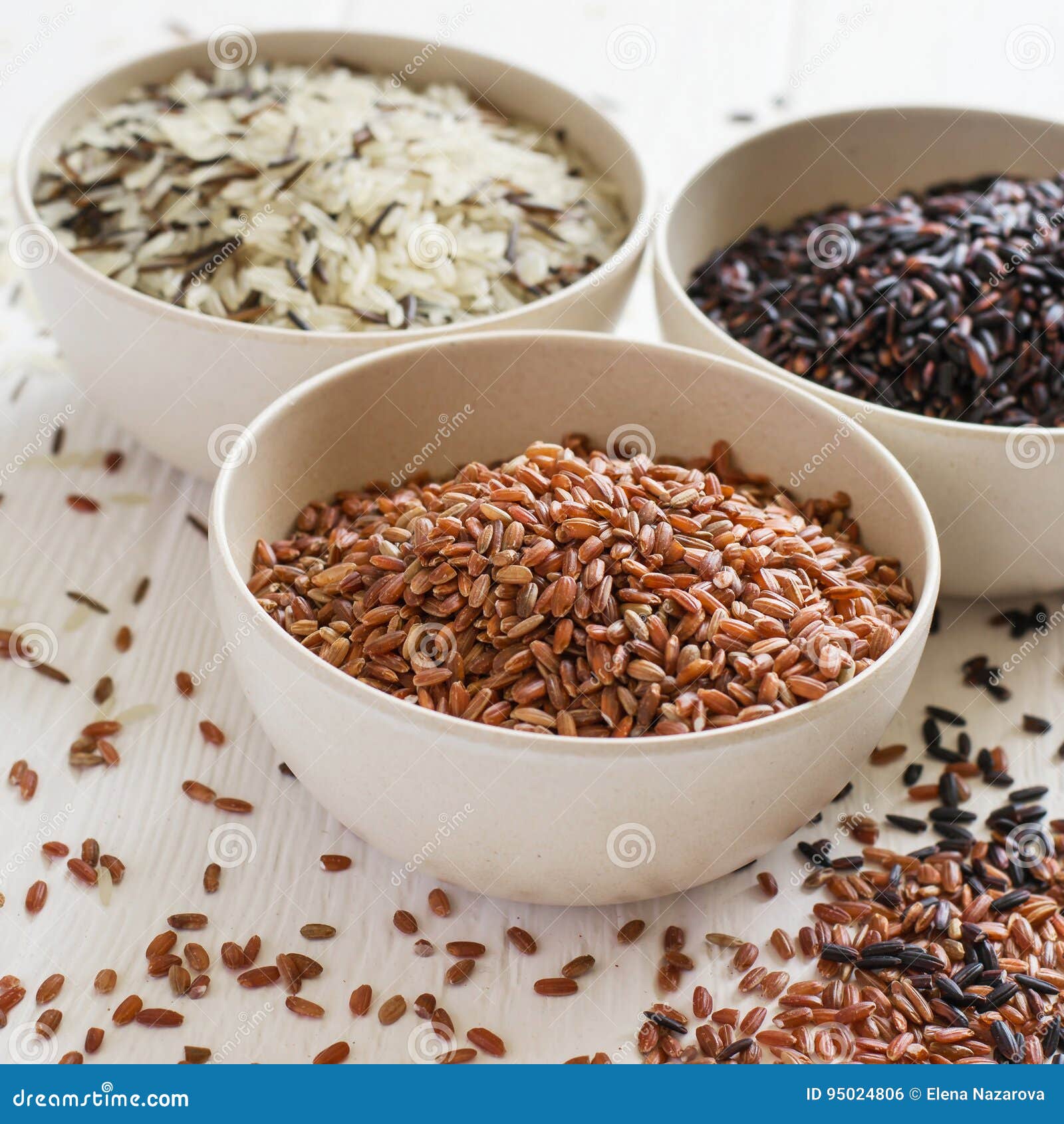 Rice With Astaxanthin And Beta Carotene RoyaltyFree Stock Photo