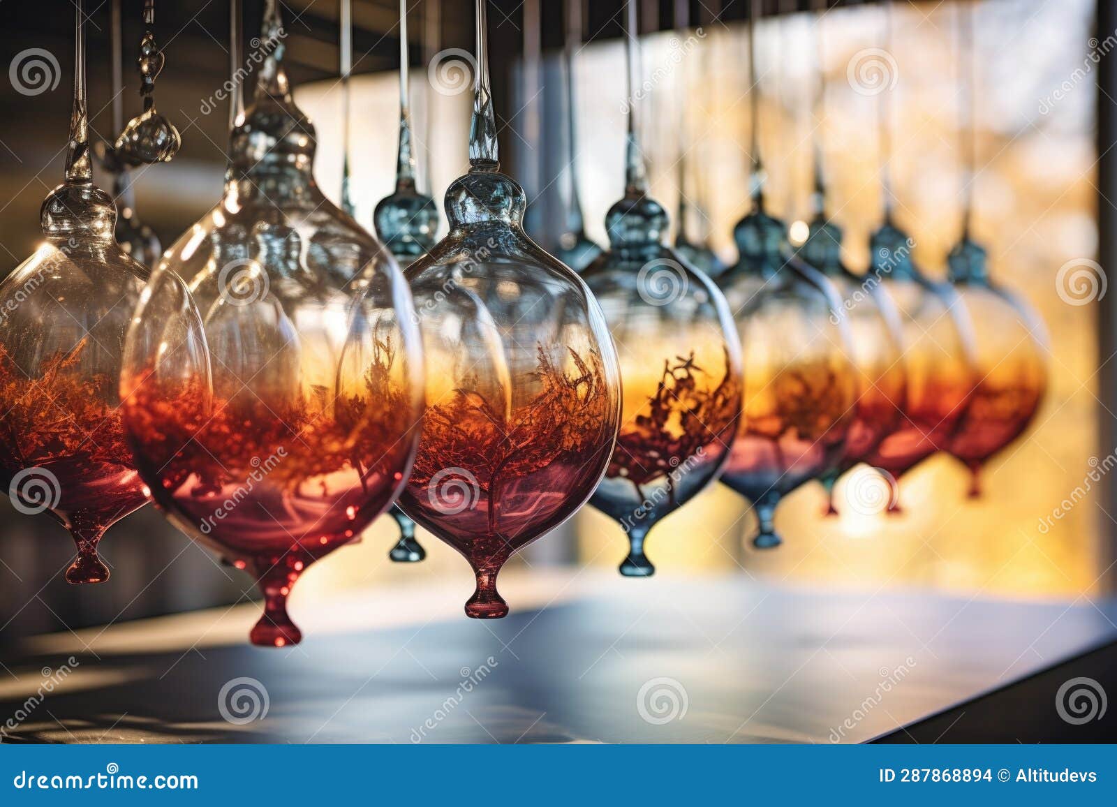 Selective Focus on Drying Wine Glasses Stock Photo Image of glasses, wine 287868894