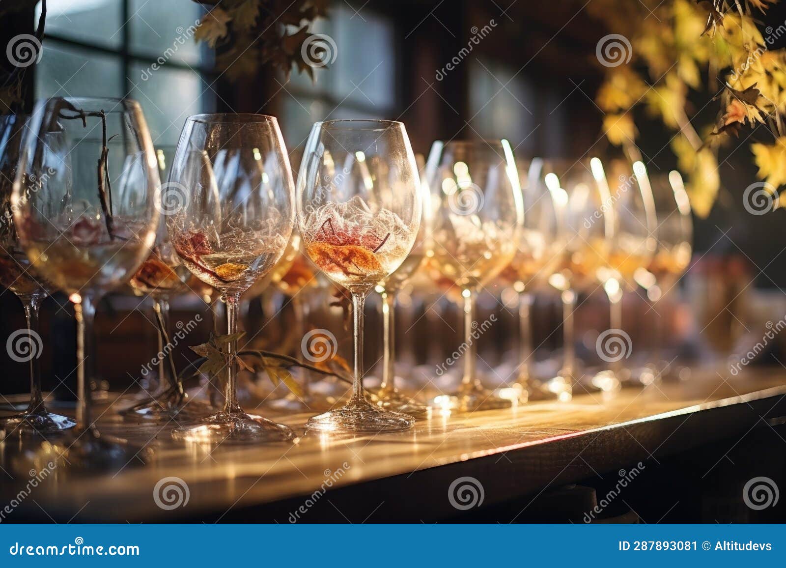 Selective Focus on Drying Wine Glasses Stock Image Image of crystal, glasses 287893081