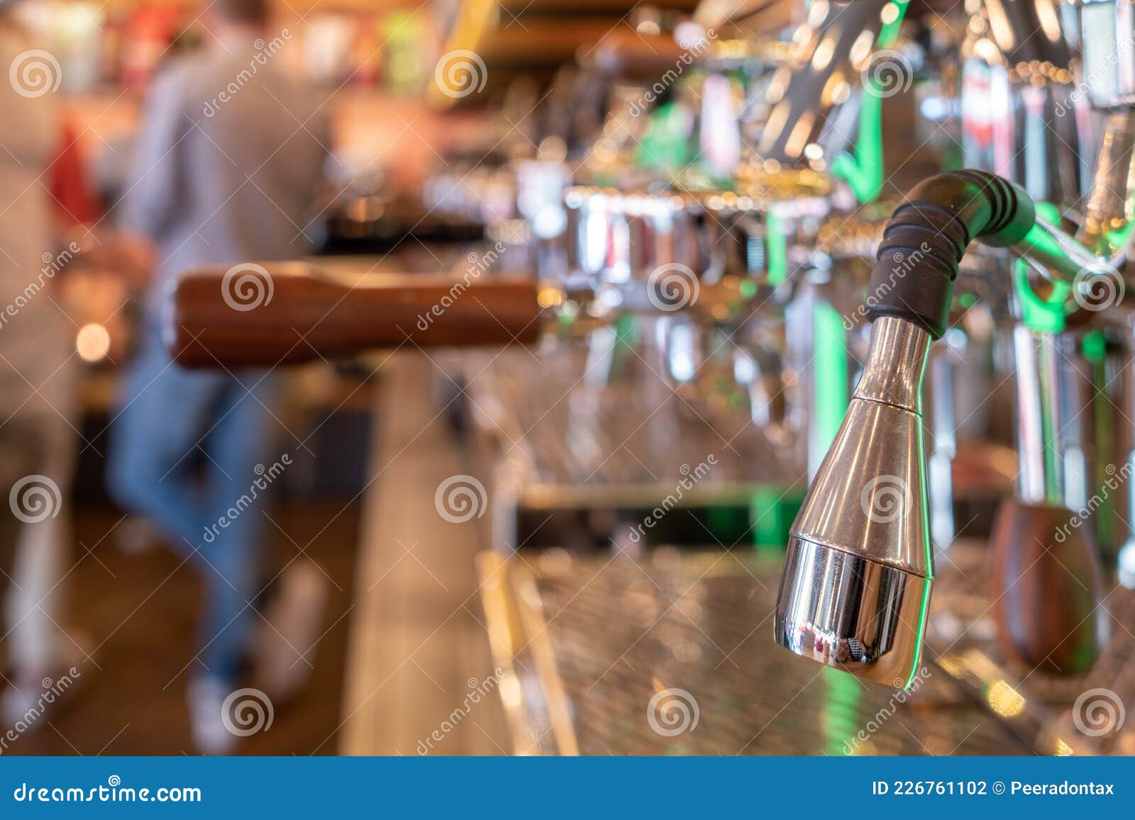 Steam Pipe of Espresso Machine. Stock Photo Image of aroma, detail