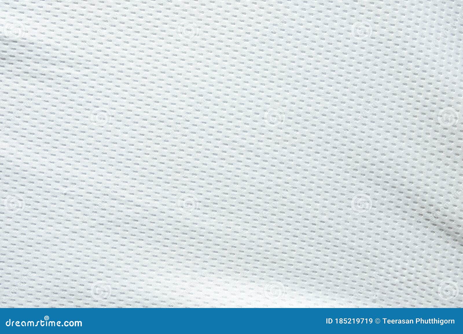 Selective Focus White Mesh Fabric Background Cloth Sport Wear