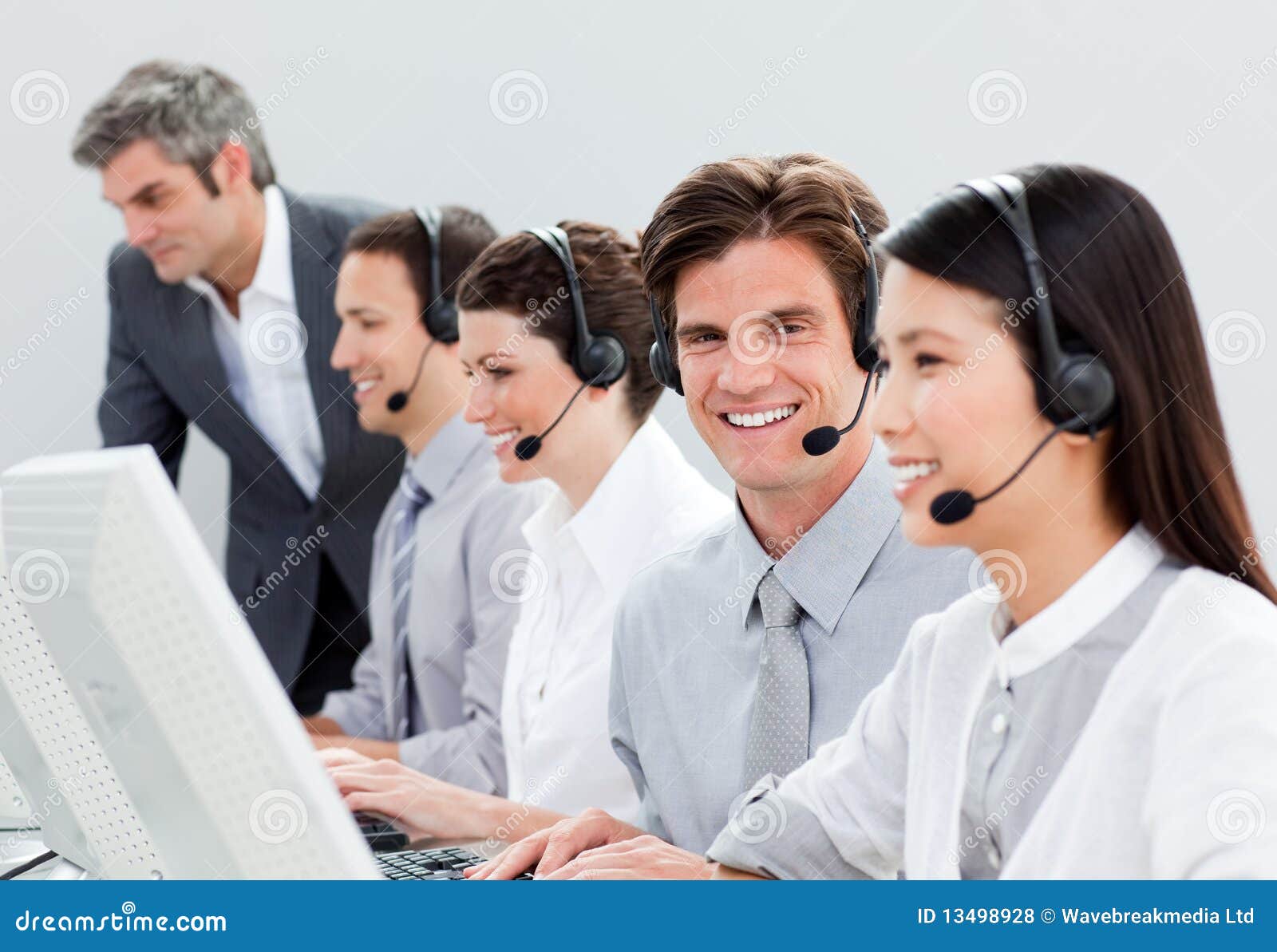 self-assured customer service representatives