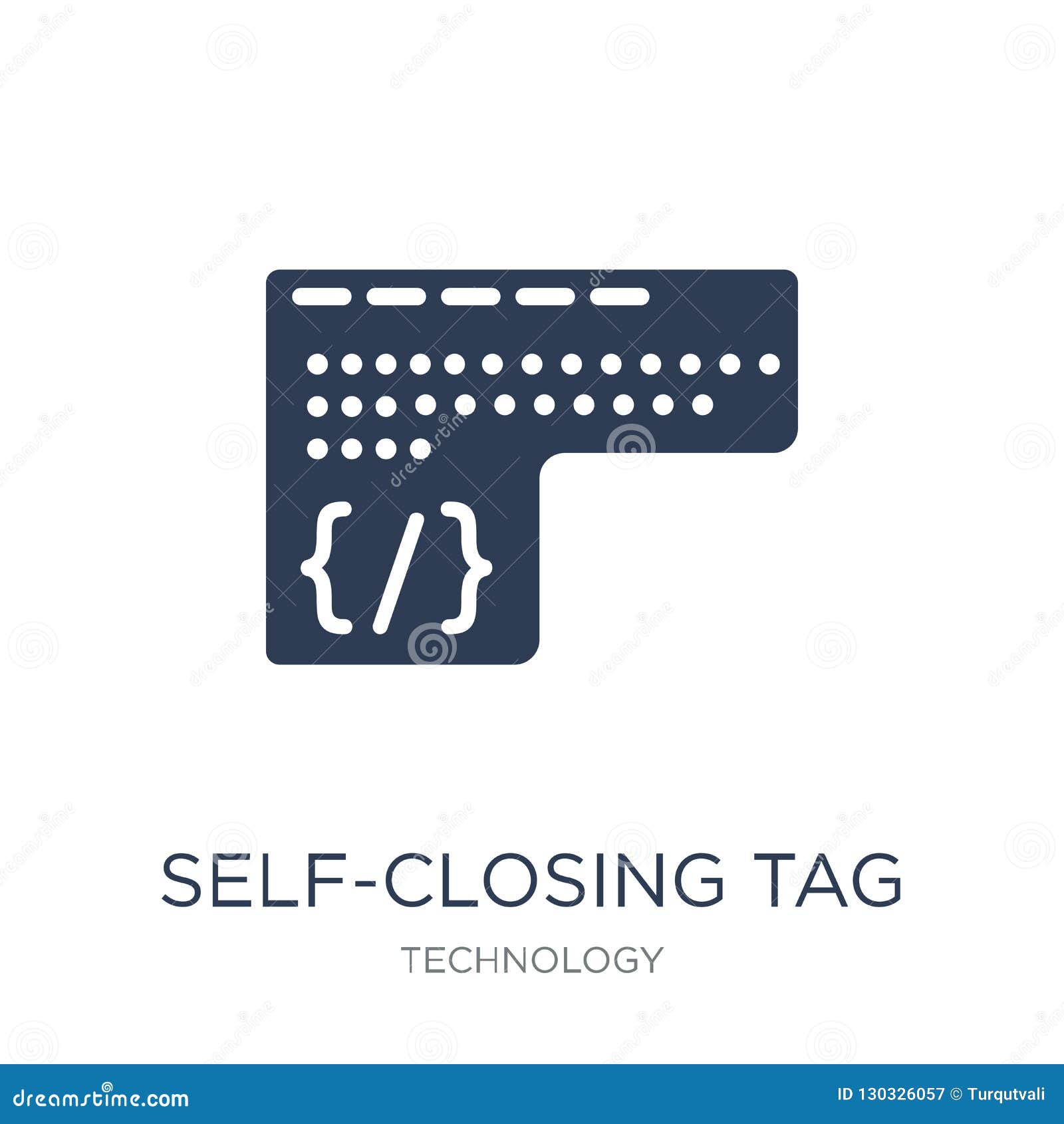 Closing tag. Self closing tags html.