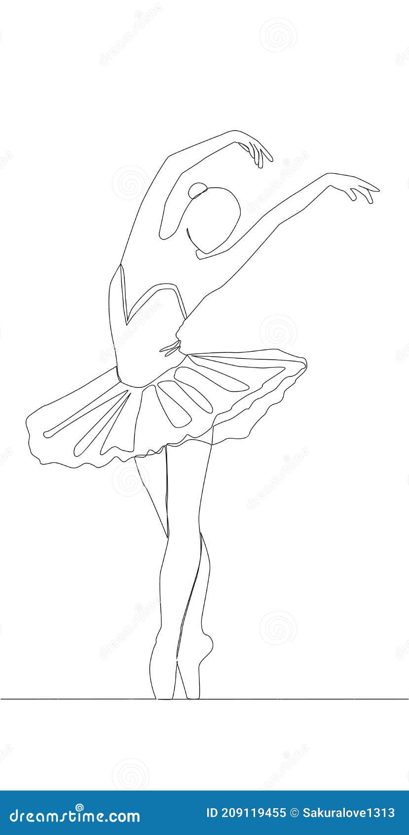 Self Drawing Animation Of Continuous Line Drawing Of Woman Ballet Self Drawing Animation Of Continuous Line Drawing Of Woman Ballet
