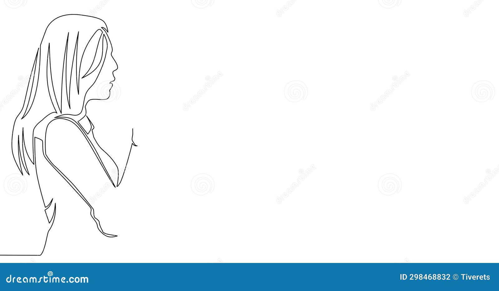 Self Drawing Line Animation Woman With Inscription Sale Continuous Line Self Drawing Line Animation Woman With Inscription Sale Continuous Line