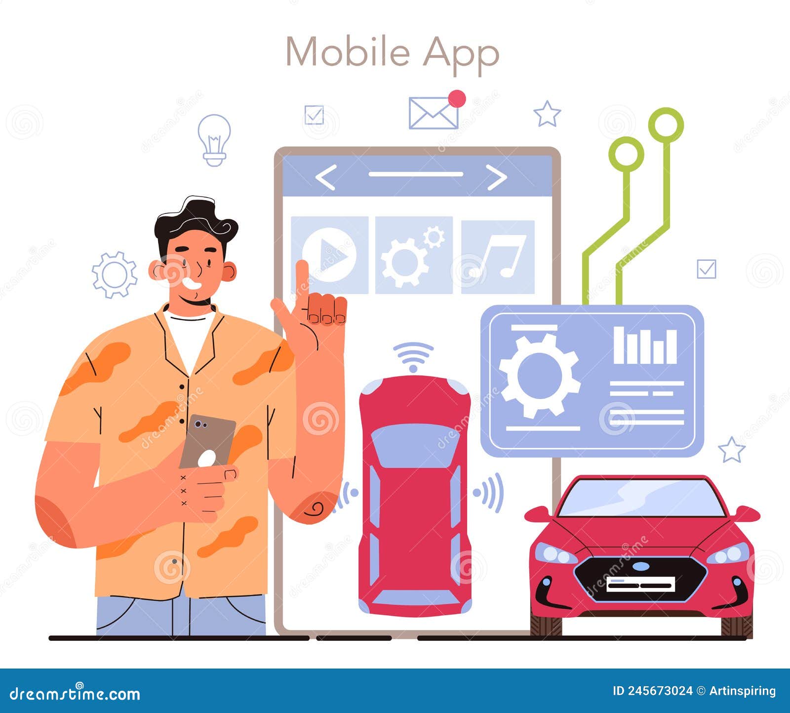 Self Driving and Electric Car Development Online Service or Platform