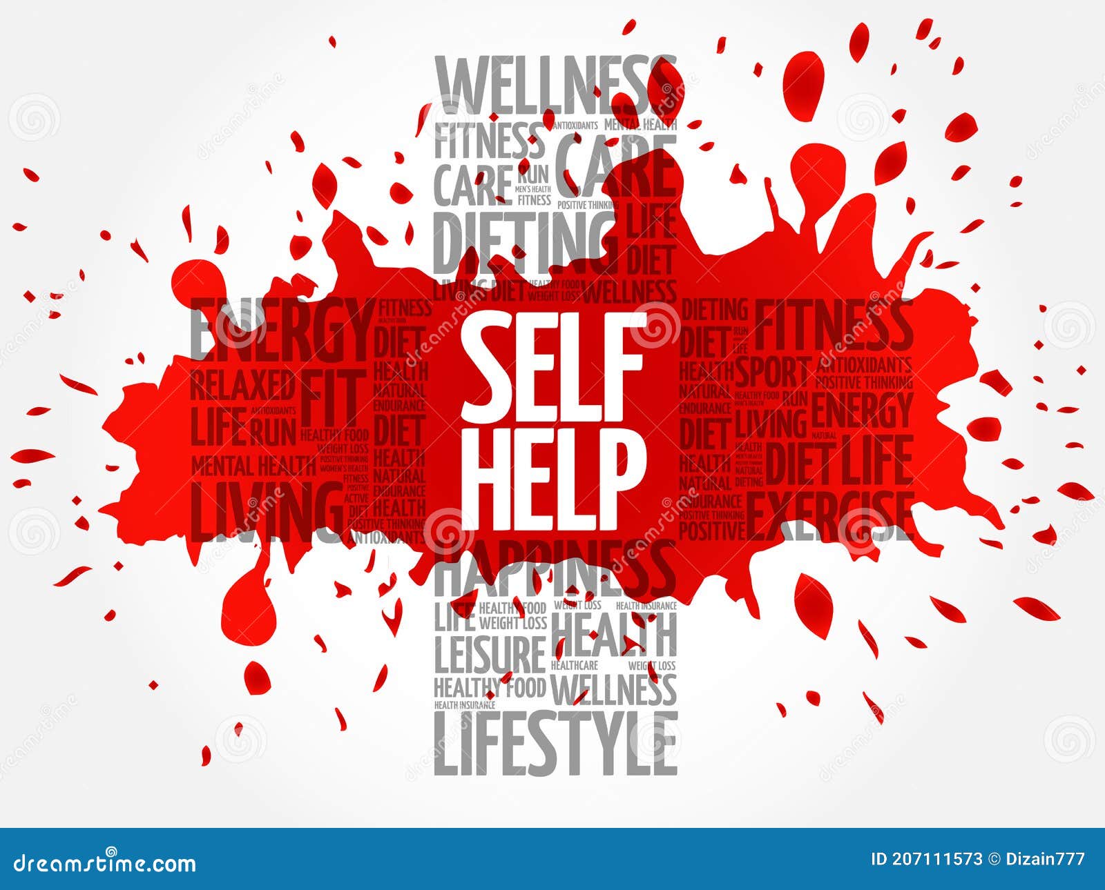 self help word cloud