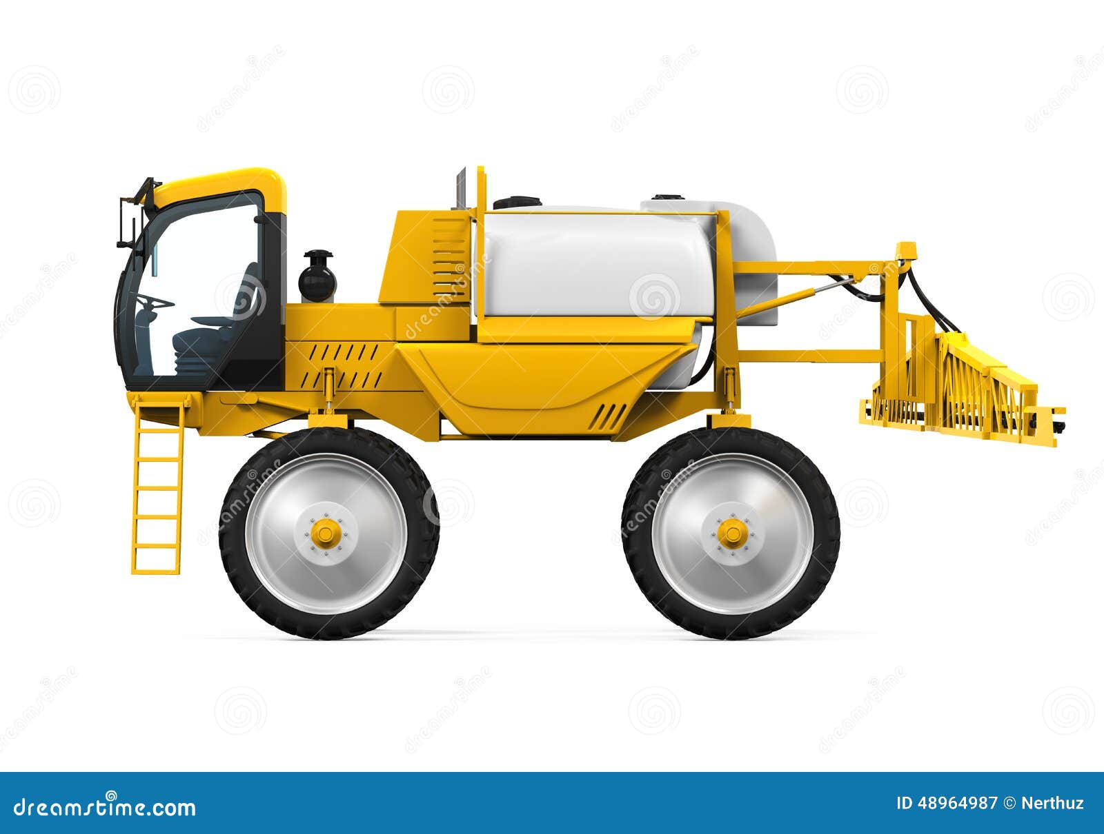 Self Propelled Sprayers stock illustration. Illustration of landscape