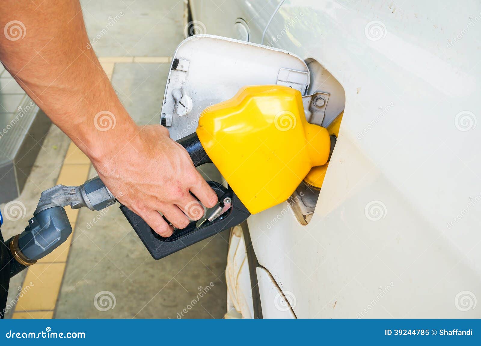 Self service FUEL Pump stock image. Image of economy 39244785