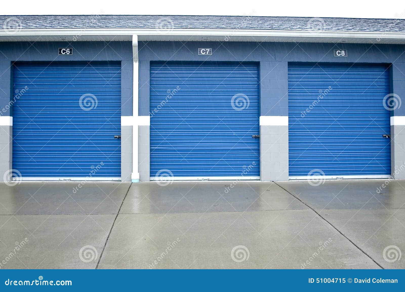 Self storage units stock image. Image of garage, locked 51004715