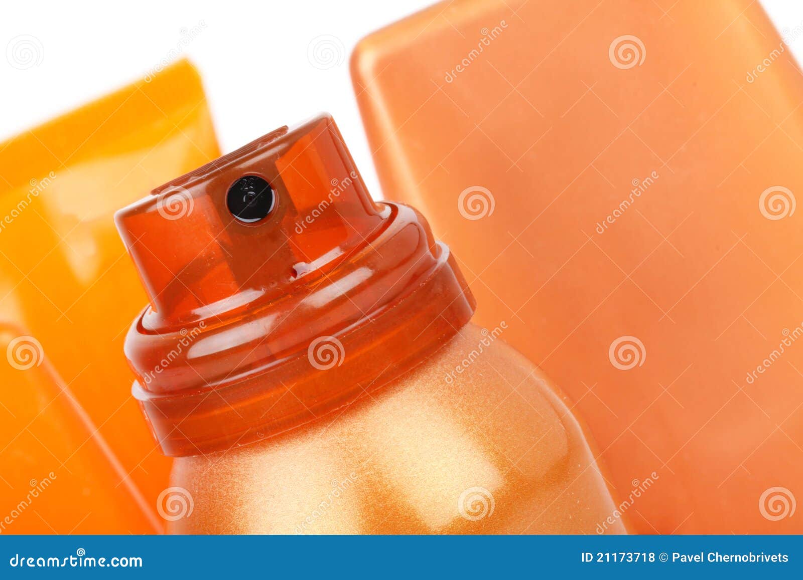 Self Tanning Spray and Tubes Stock Photo Image of product, blank