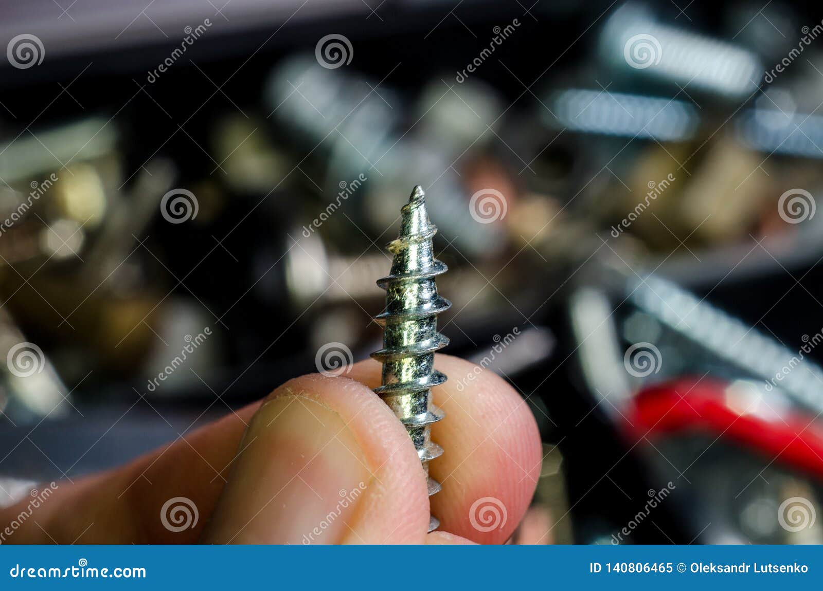 self-tapping in hand
