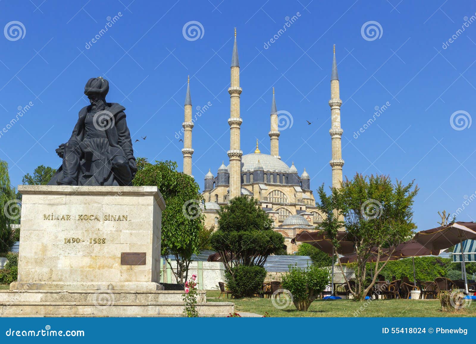 selimiye camii in the city edirne