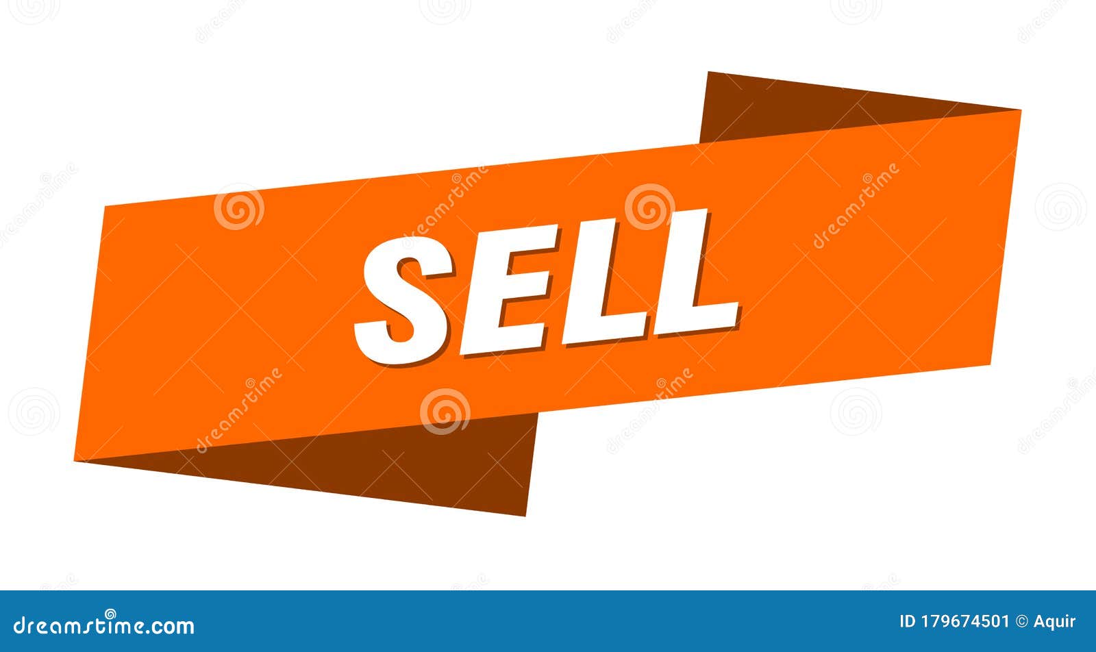 Sell Banner Template. Sell Ribbon Label Stock Vector Illustration of