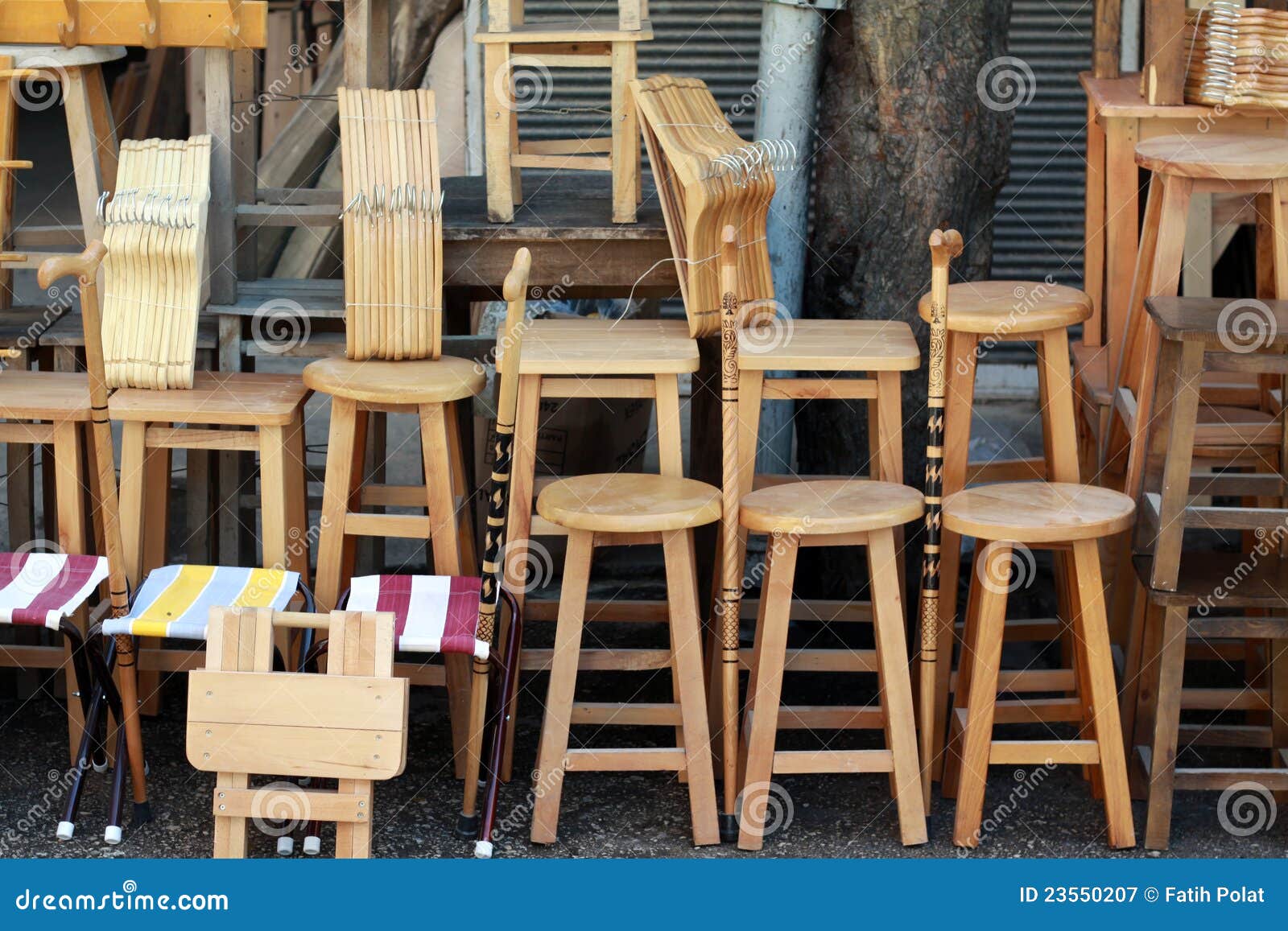 The Seller of chair. stock image. Image of anatoli, decor - 23550207