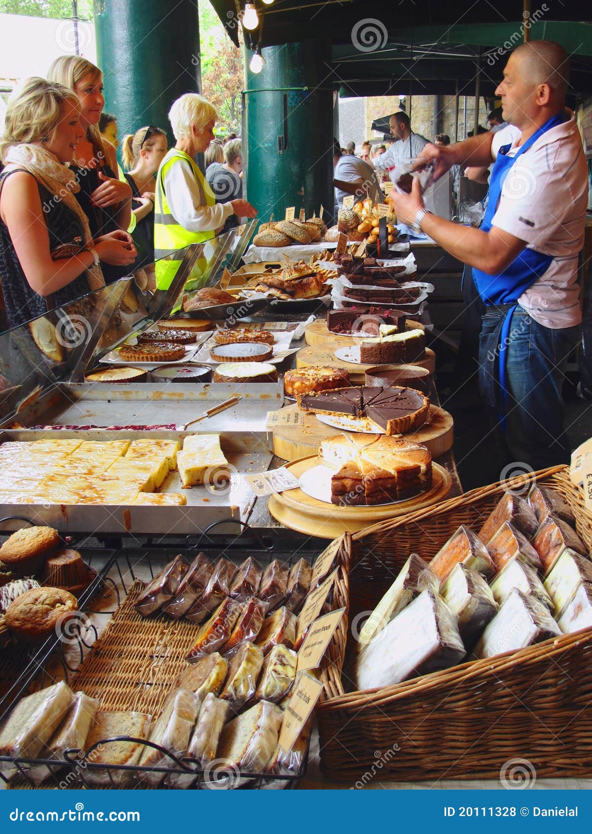 Selling cakes editorial stock photo. Image of customers 20111328