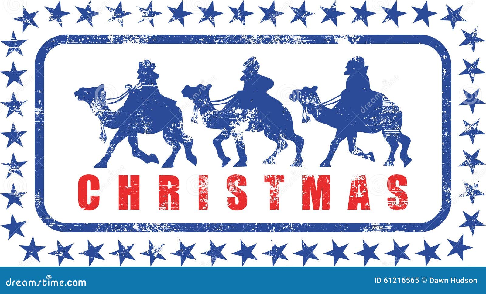 Sello Carta Reyes Magos Sello De Goma De Unos De Los Reyes Magos De La Navidad Stock de ilustración  - Ilustración de estacional, religioso: 61216565